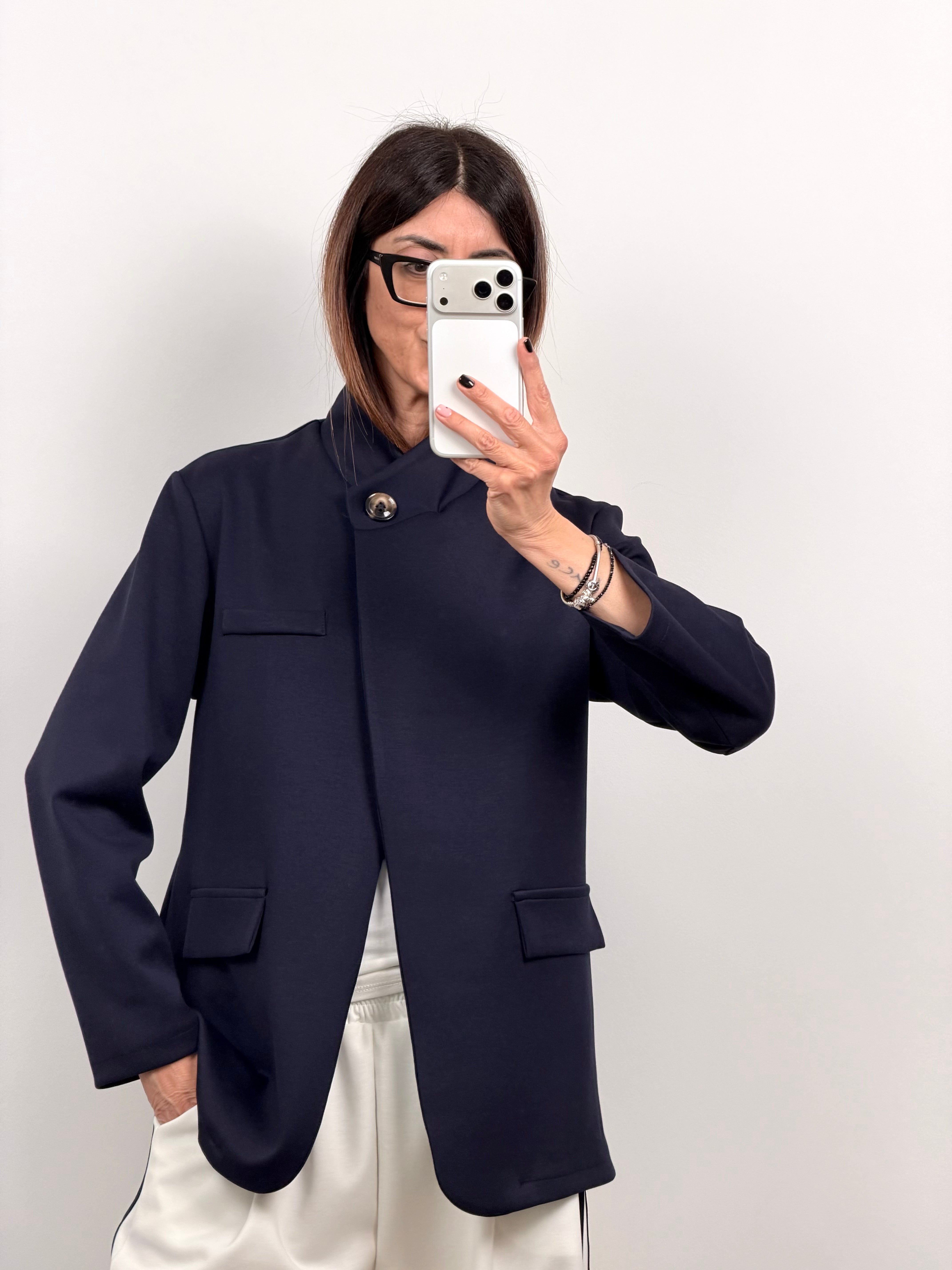 Blazer Nottingham blu