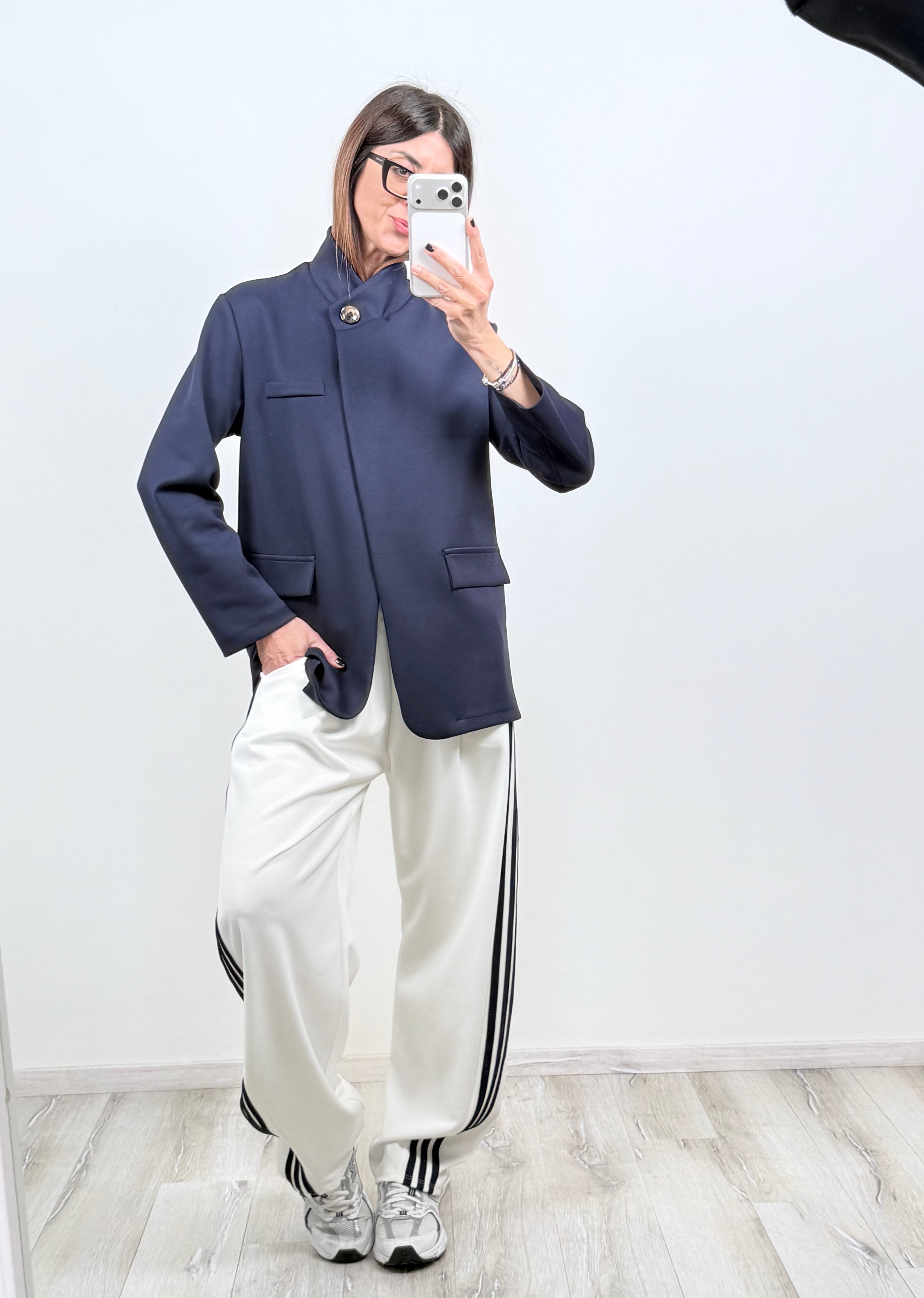 Blazer Nottingham blu