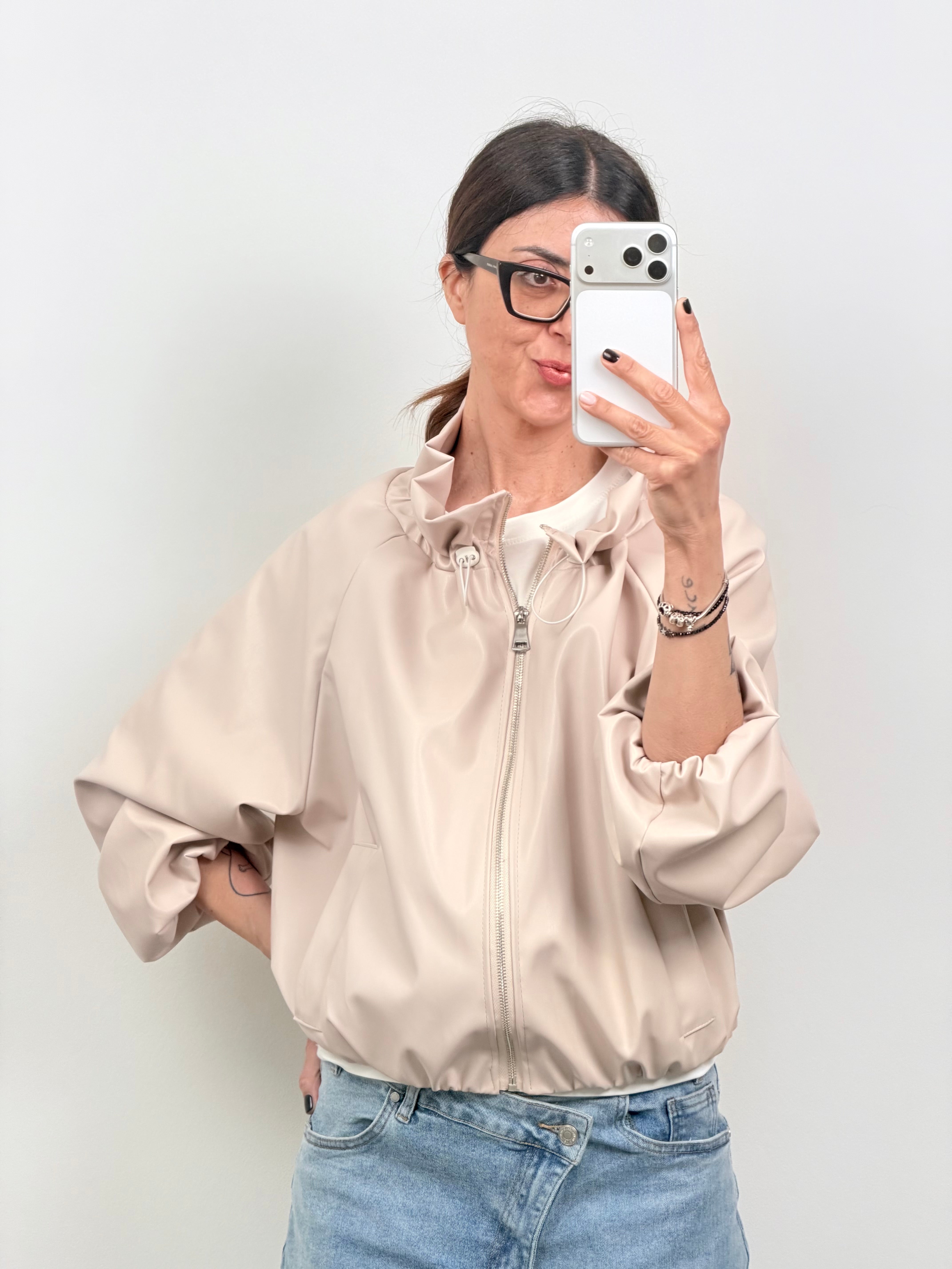 Giubbino ecopelle Miami