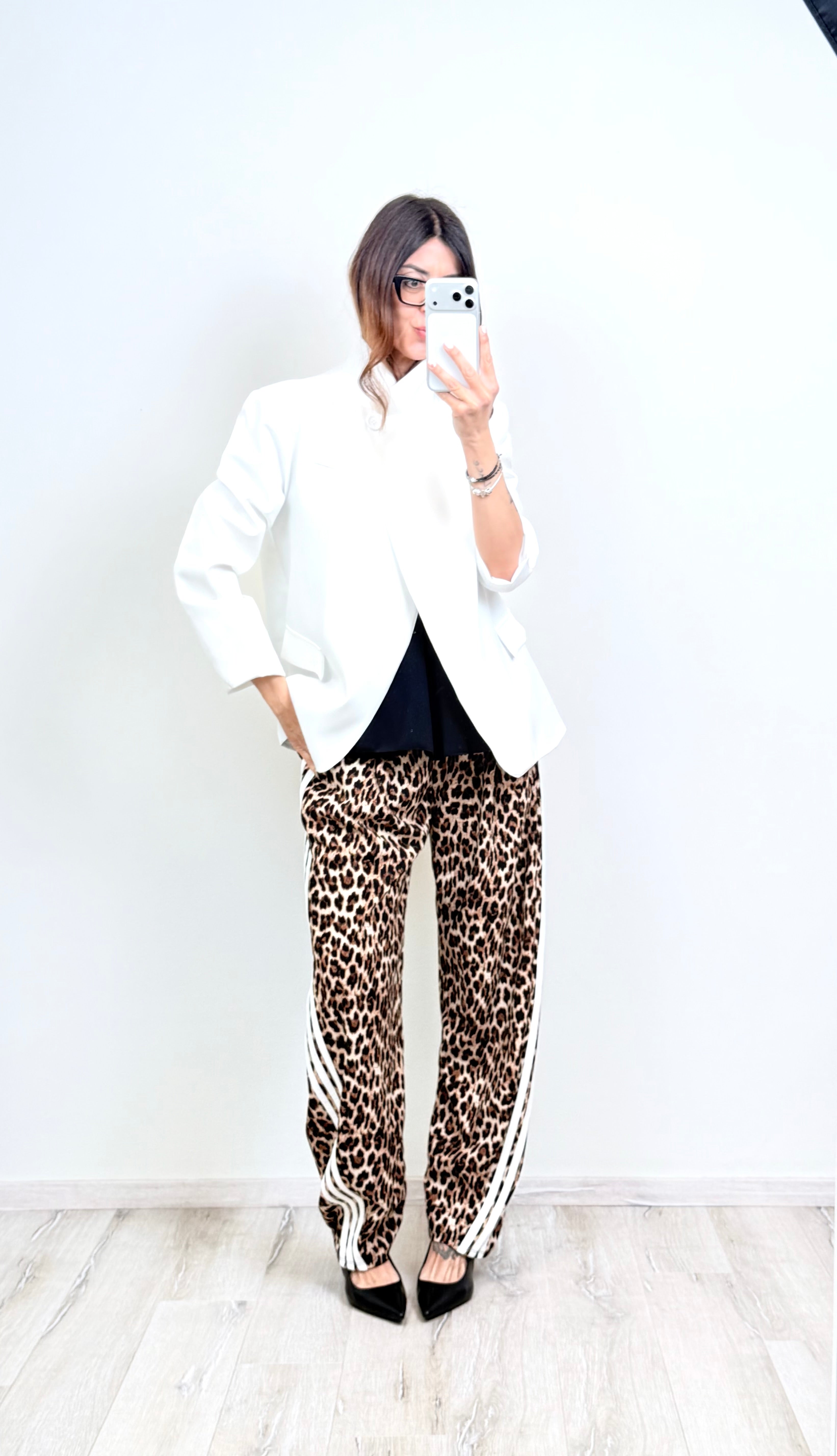 Blazer Leon bianco