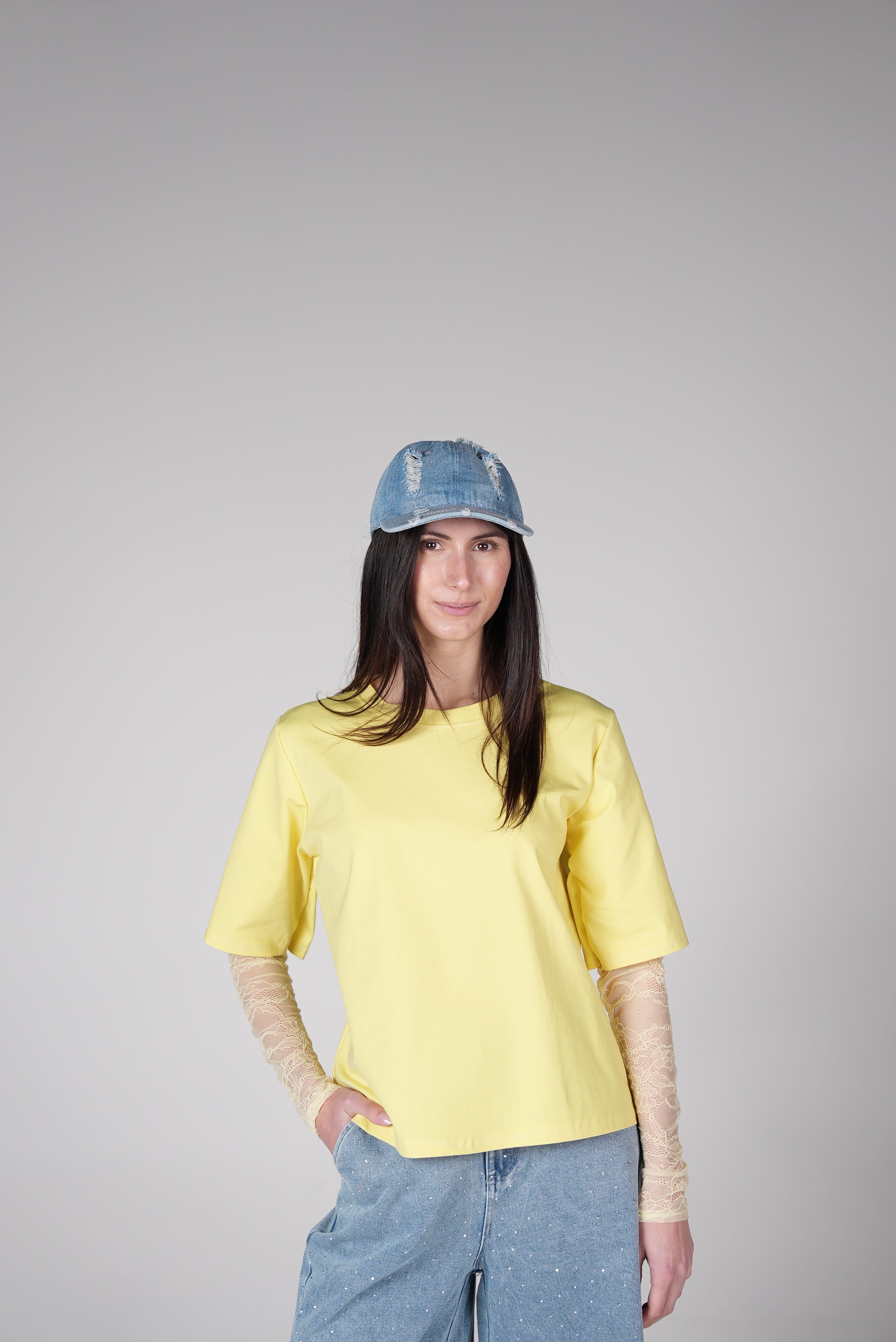 Cappello Baseball con visiera e rotture