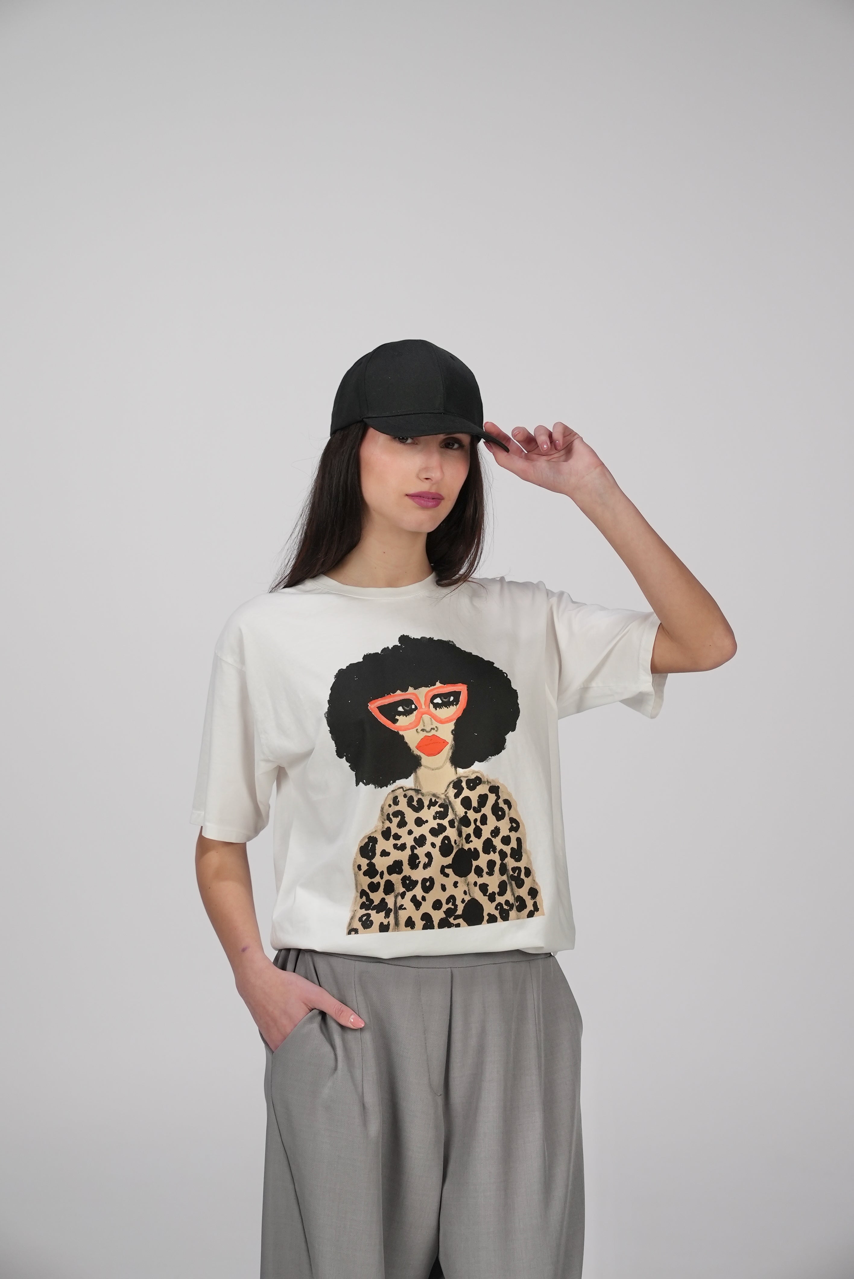 T-shirt Foxy per gli amici Franca