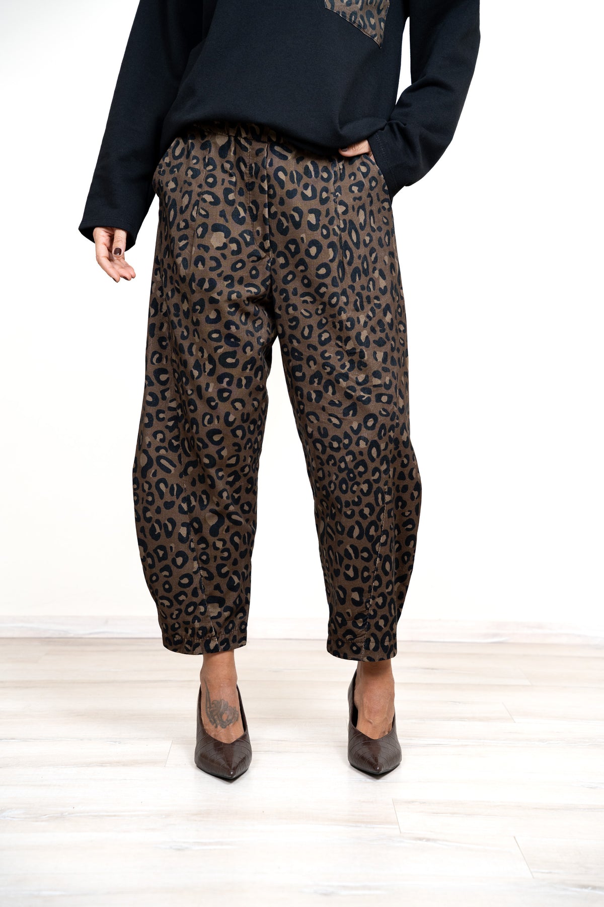 Pantalone Santorini velluto mille righe CAMOU e MACU