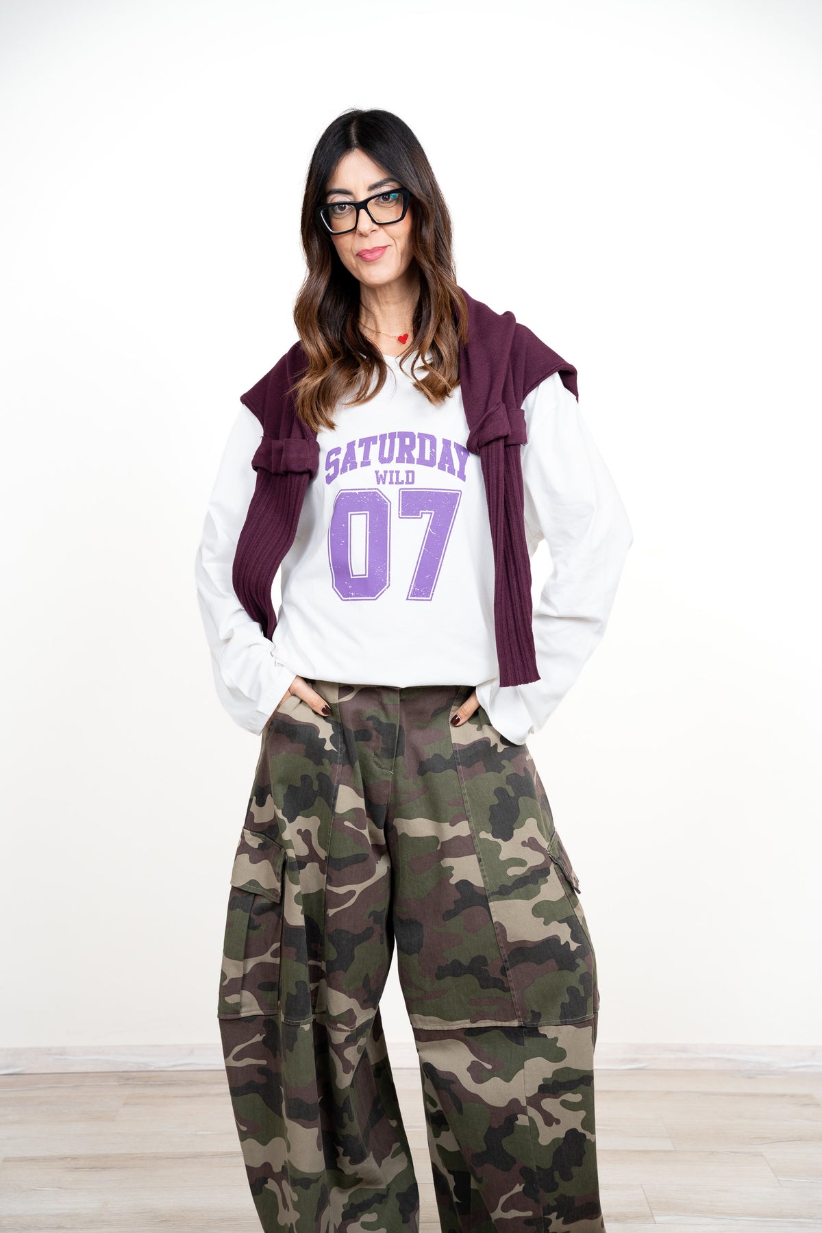 T-shirt manica lunga Week by Lumina