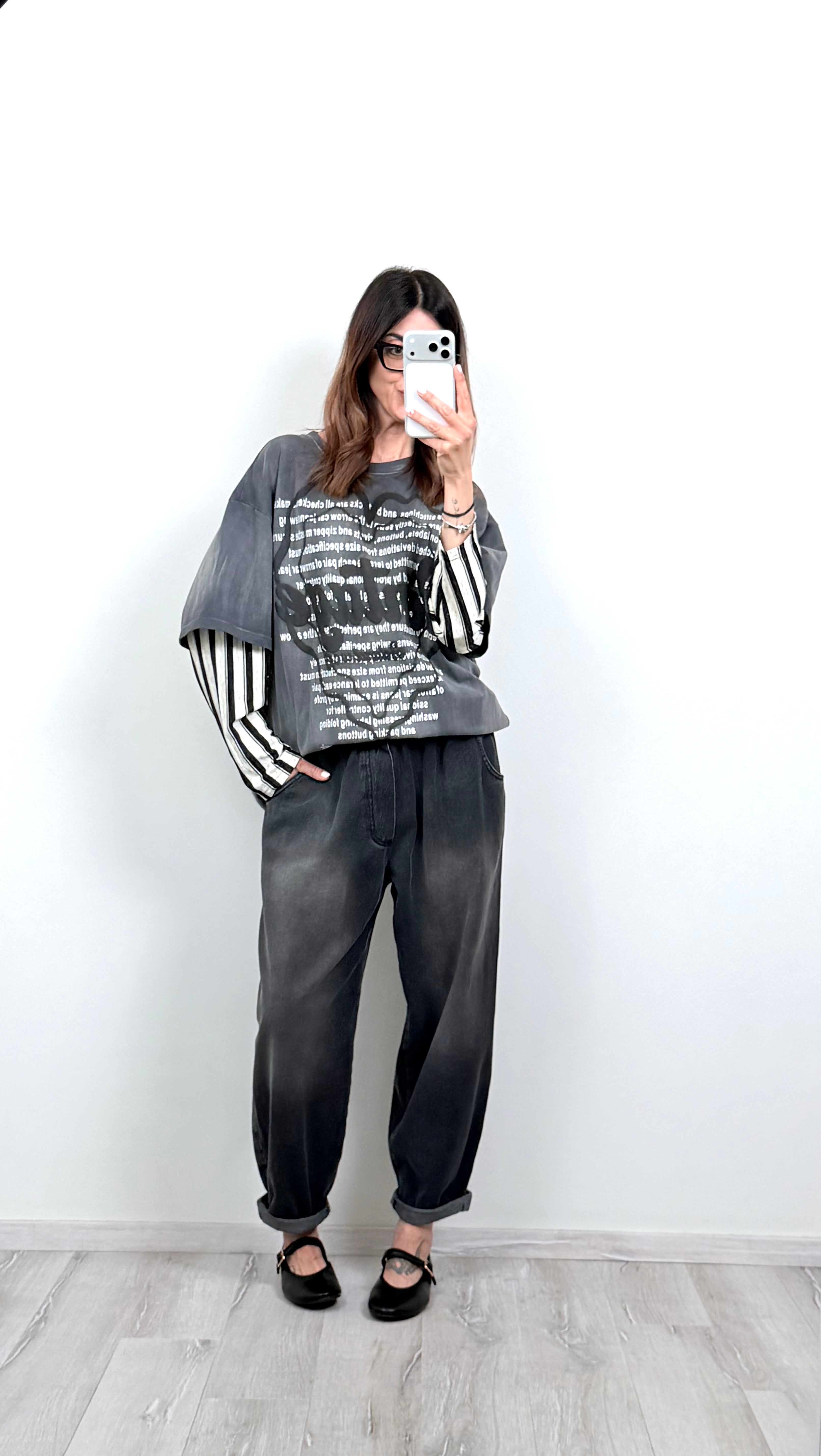 T-shirt manica lunga Vintage