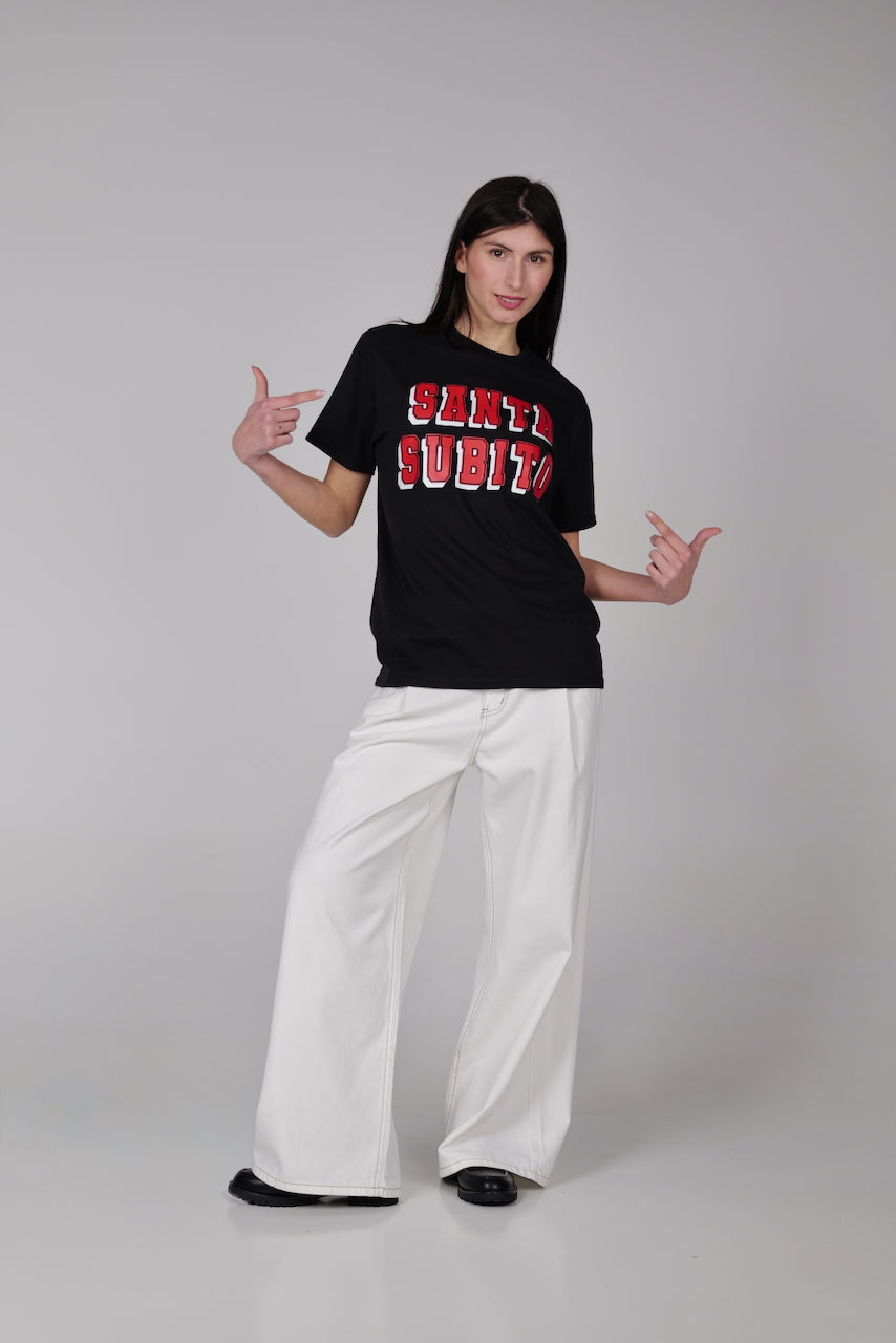 T-shirt Santa subito nero