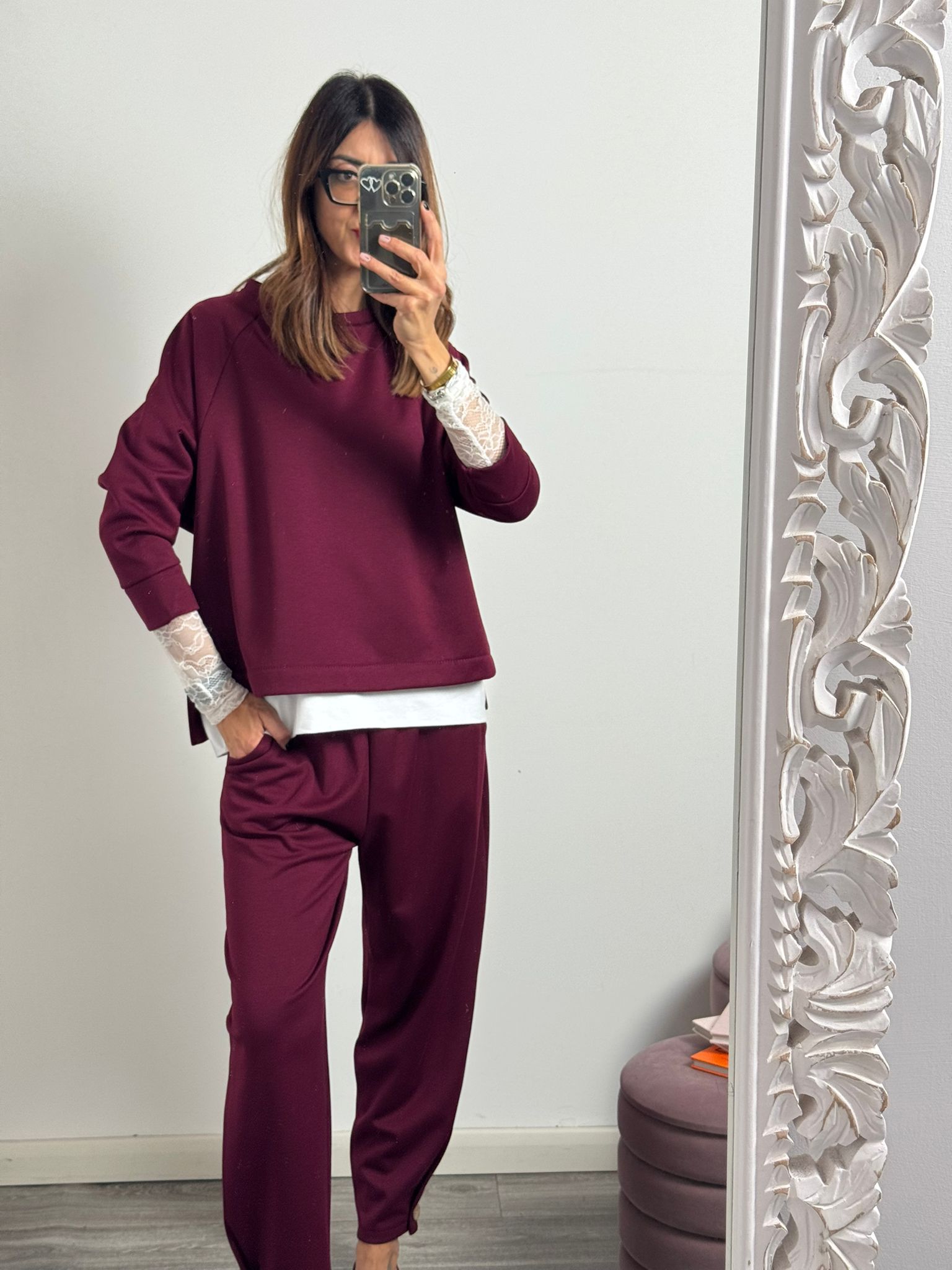 Coordinato Isla felpato