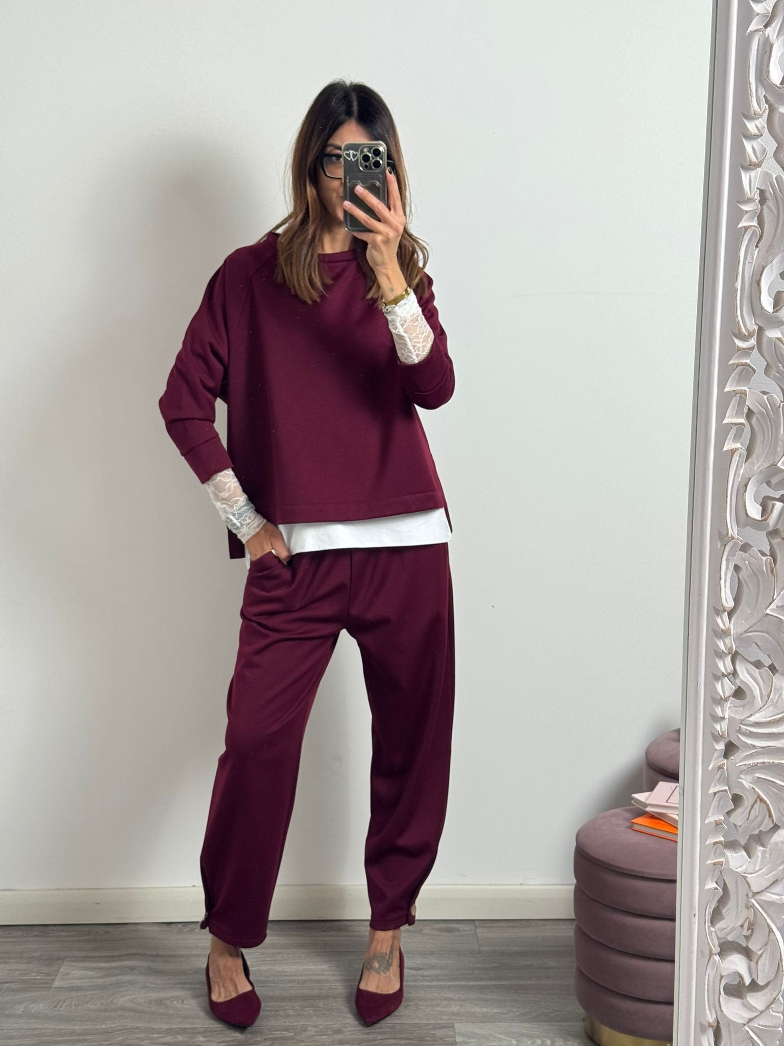 Coordinato Isla felpato