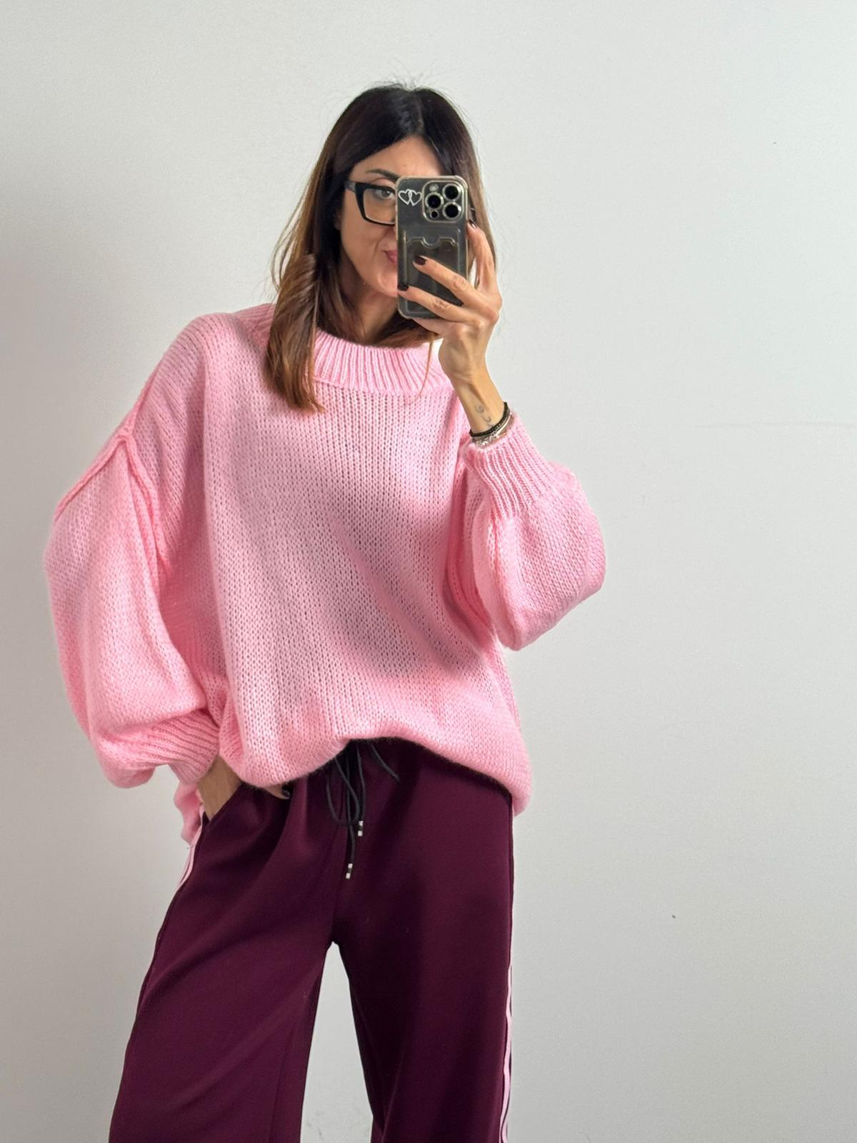 Pull Rovaniemi rosa bubble