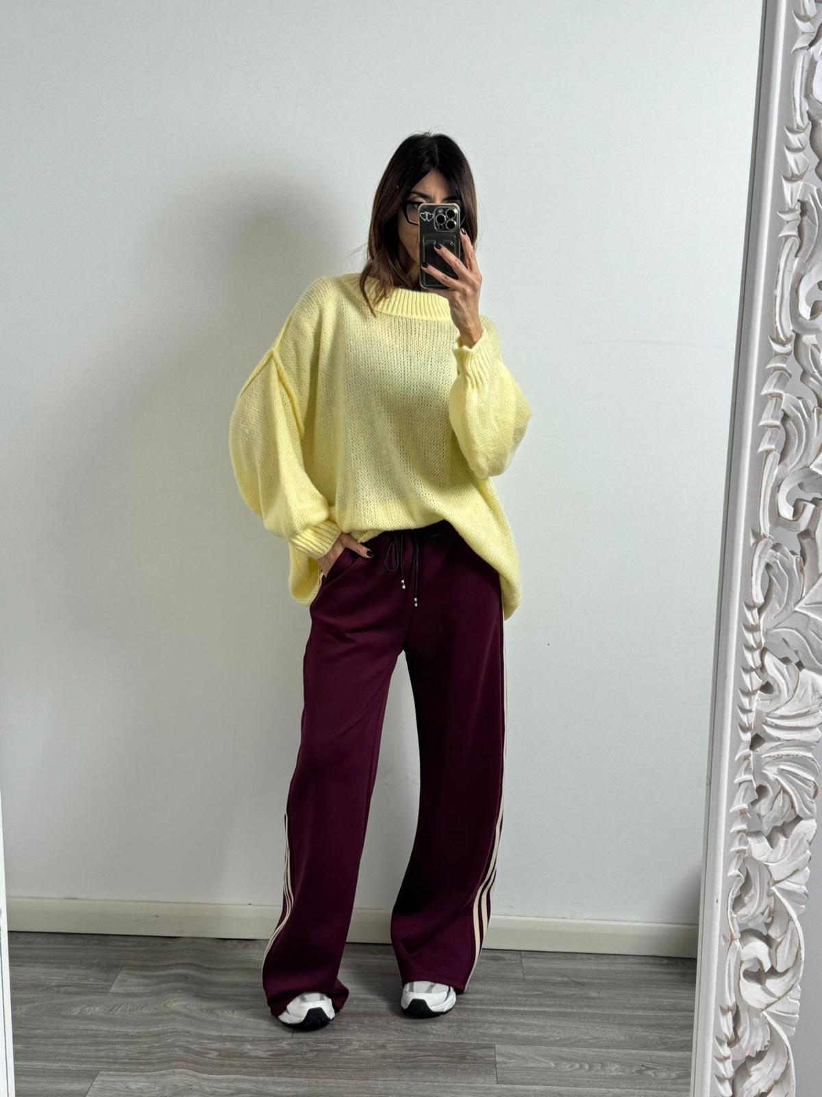 Panta Urban burgundy riga burro