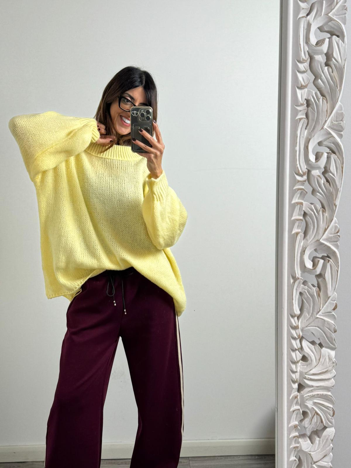 Pull Rovaniemi giallo