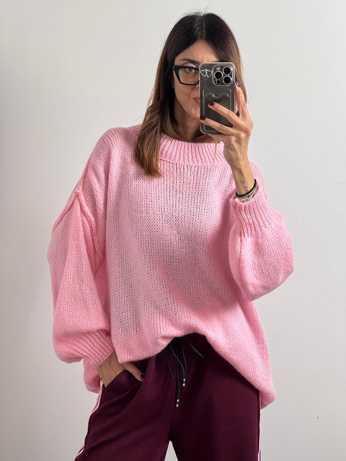 Pull Rovaniemi rosa bubble