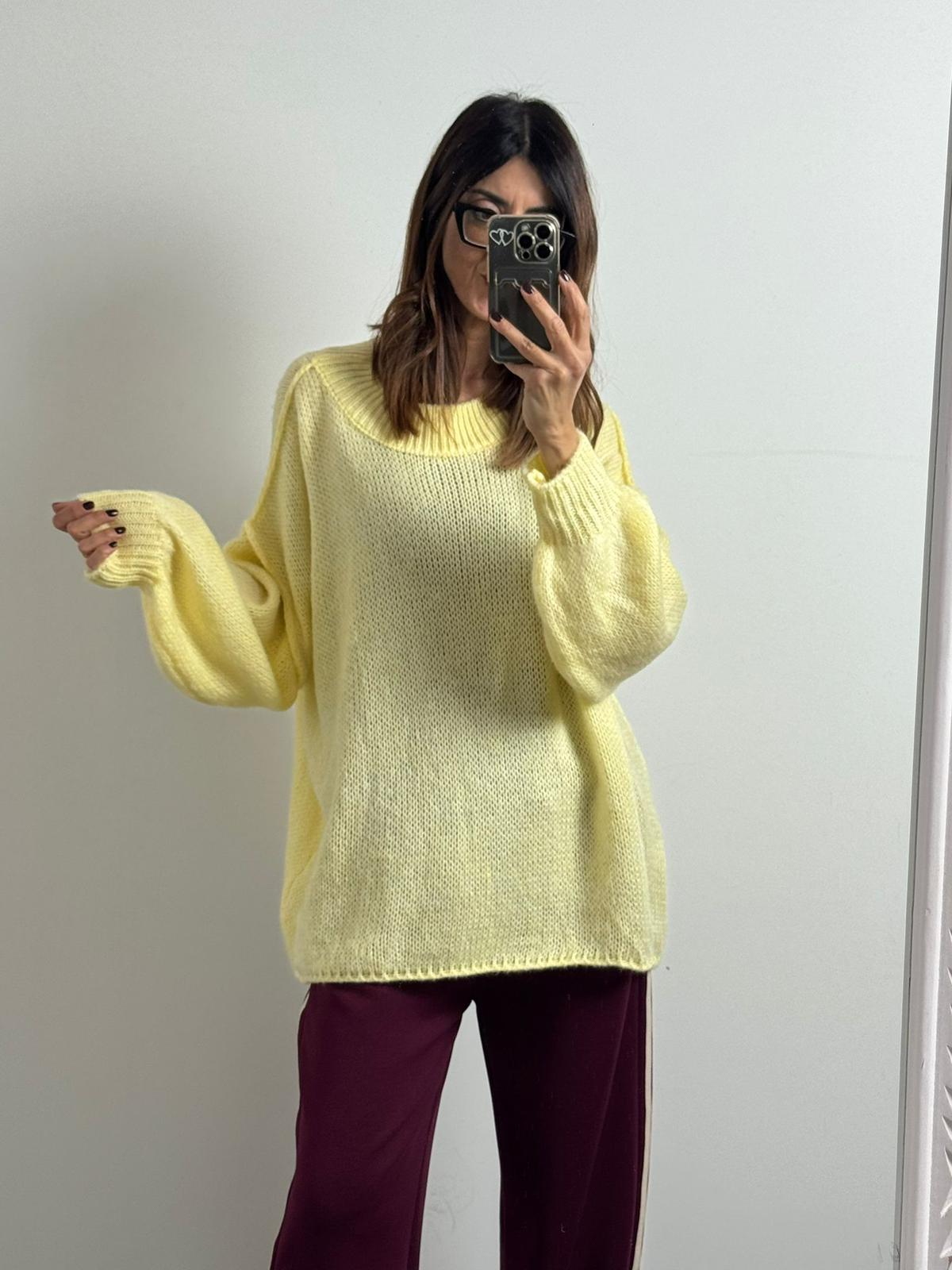 Pull Rovaniemi giallo