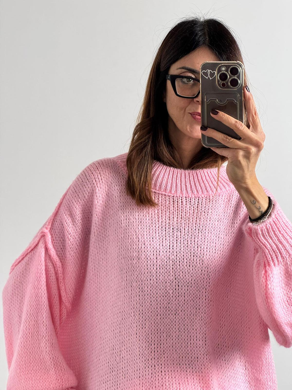 Pull Rovaniemi rosa bubble