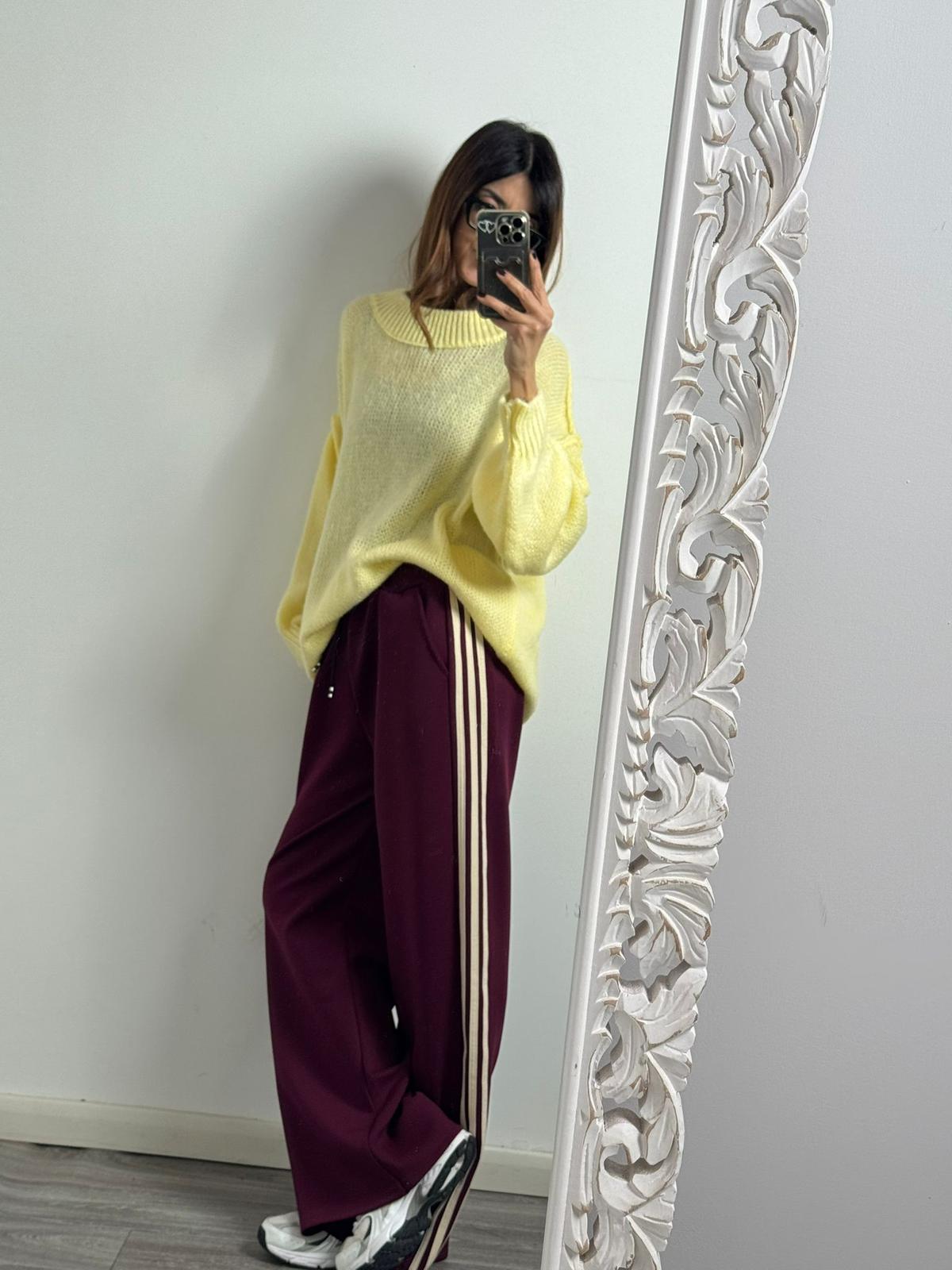 Panta Urban burgundy riga burro