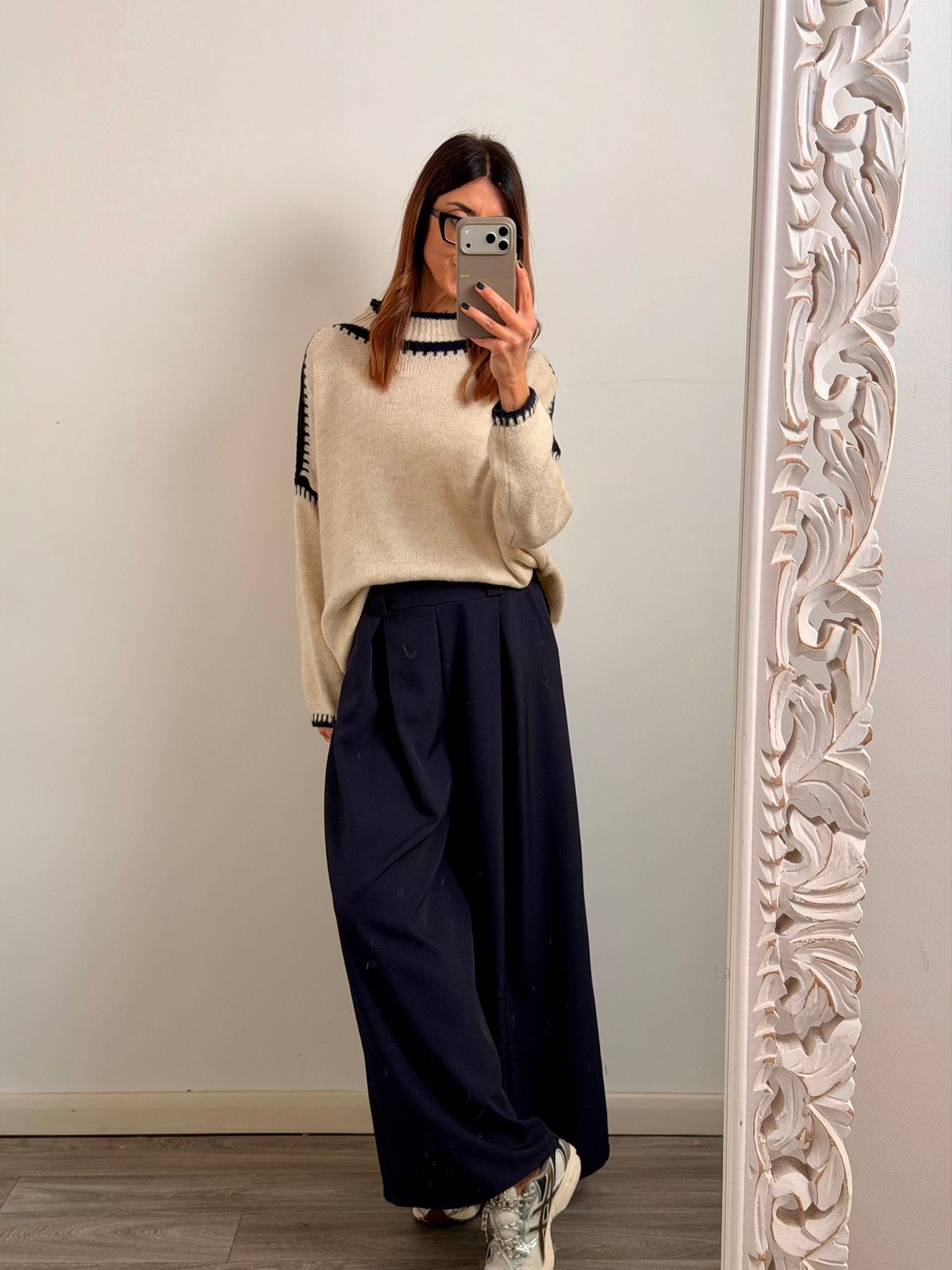 PULL SALISBURGO burro/blu