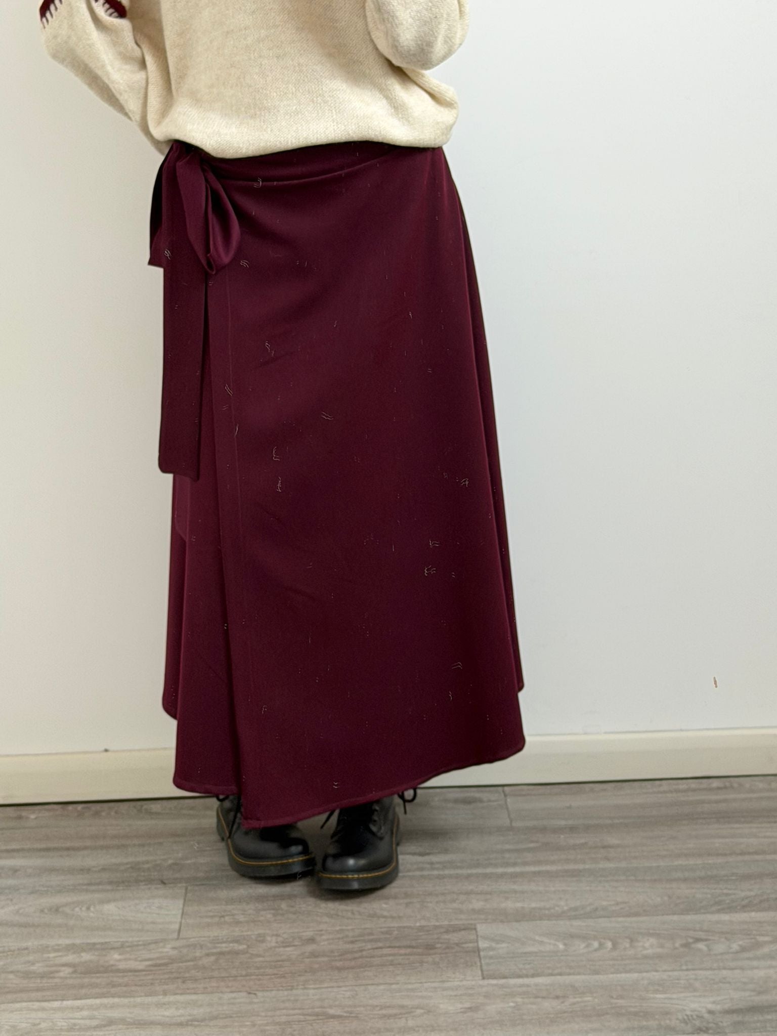 Gonna Venezia burgundy