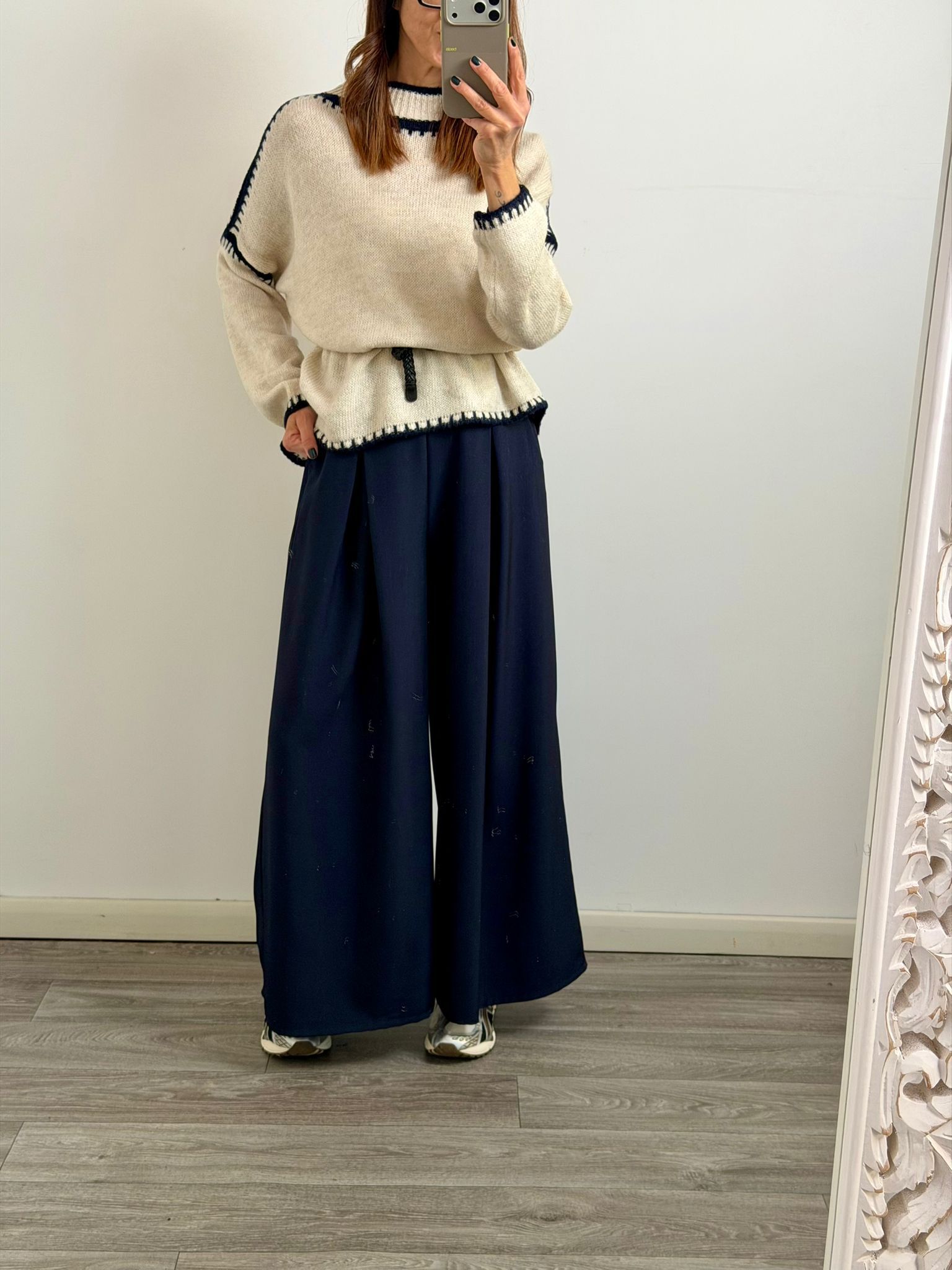 PULL SALISBURGO burro/blu