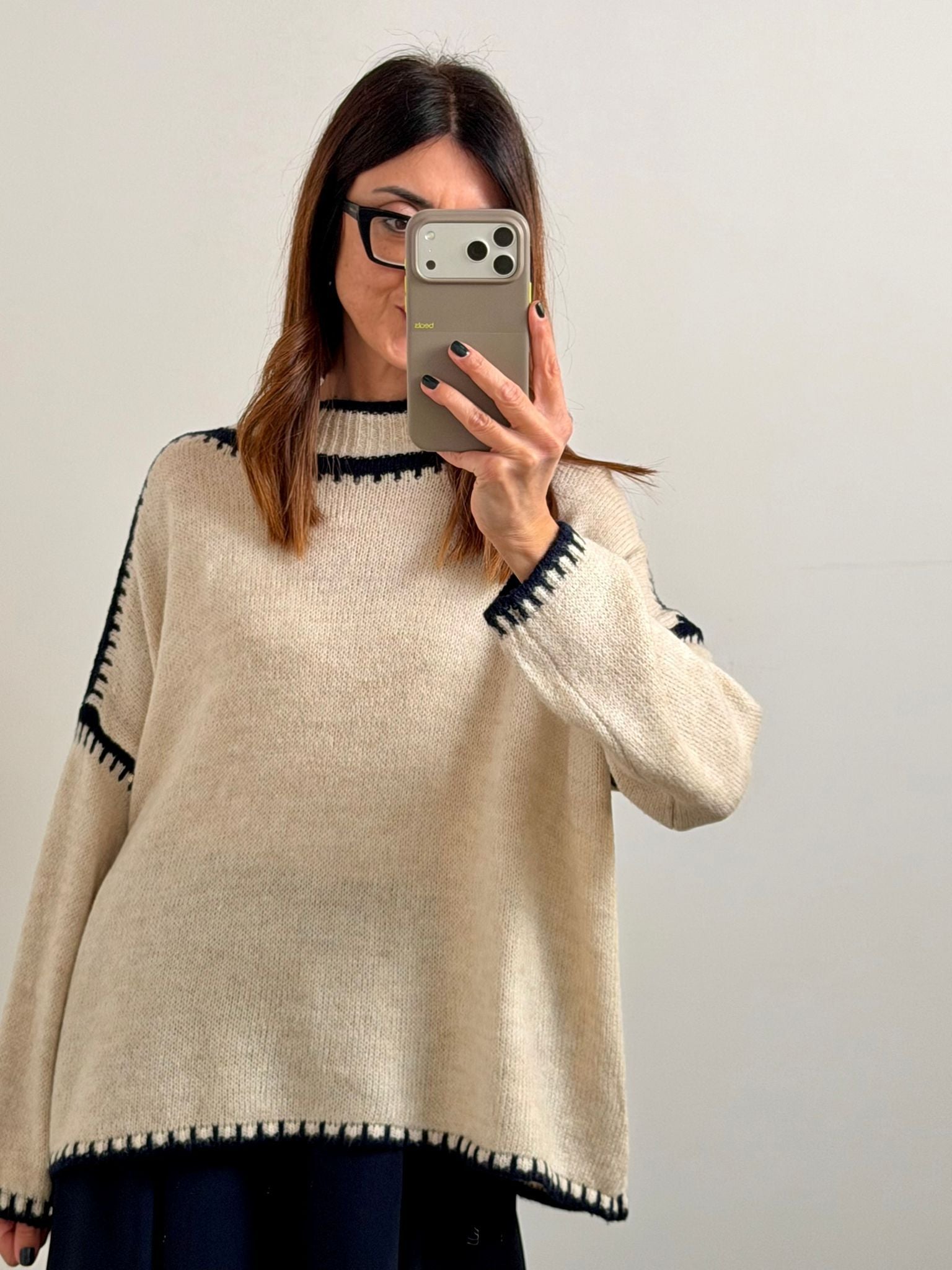 PULL SALISBURGO burro/blu