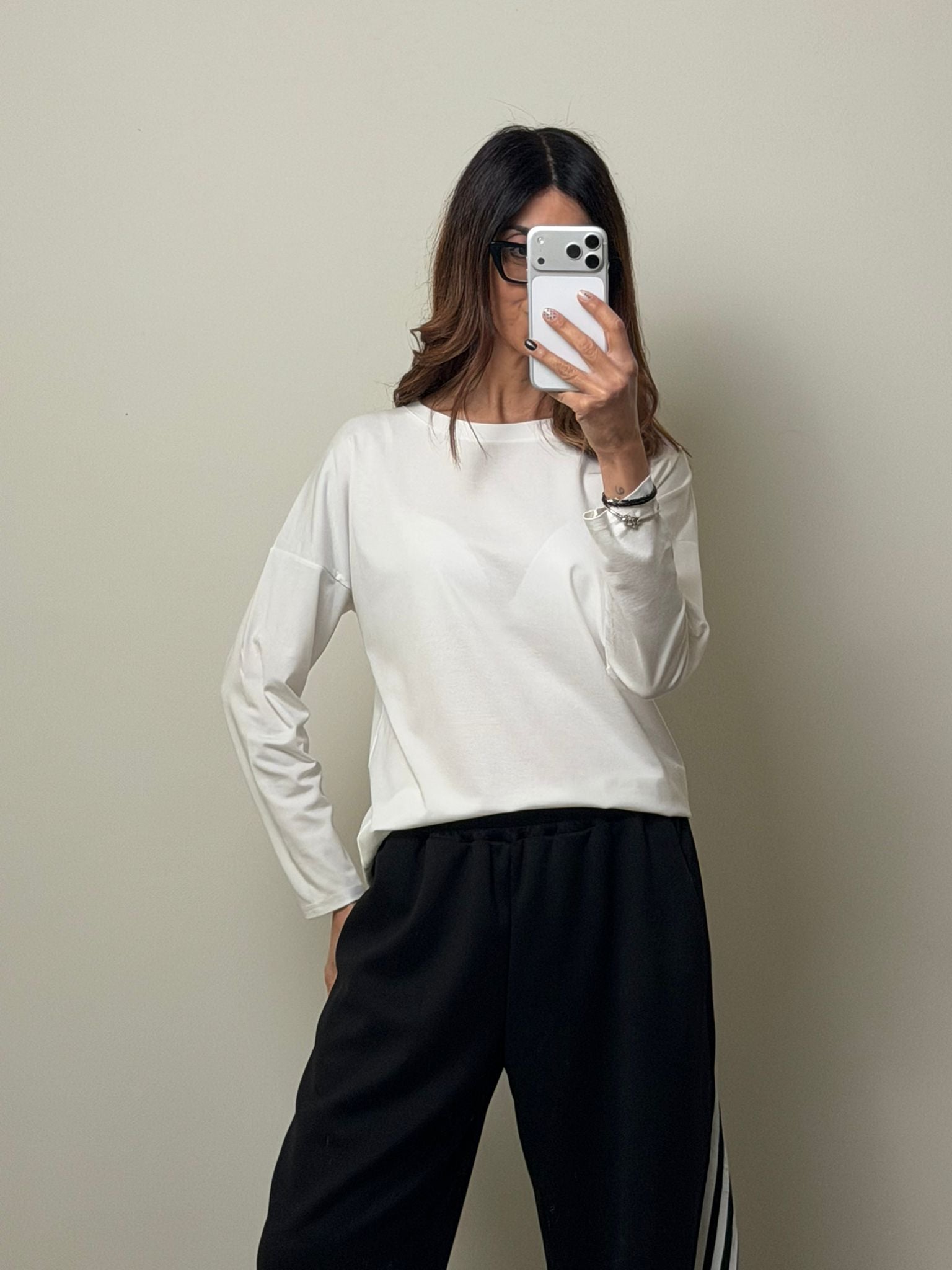 T-shirt Capri manica lunga