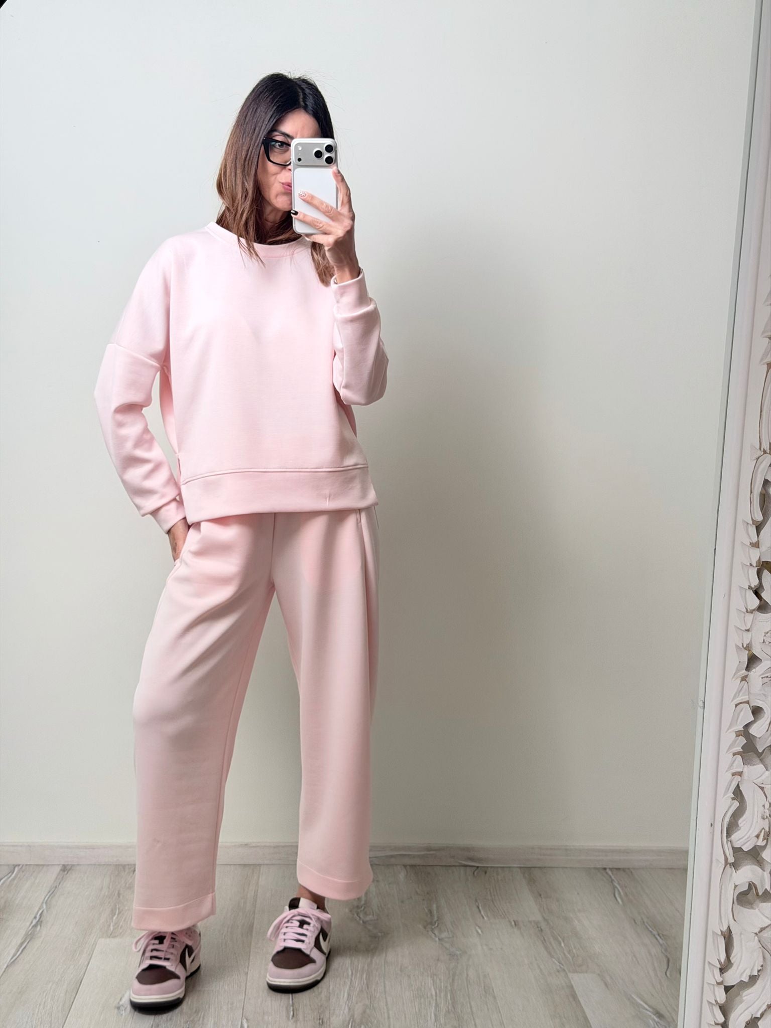 Coordinato Devon rosa