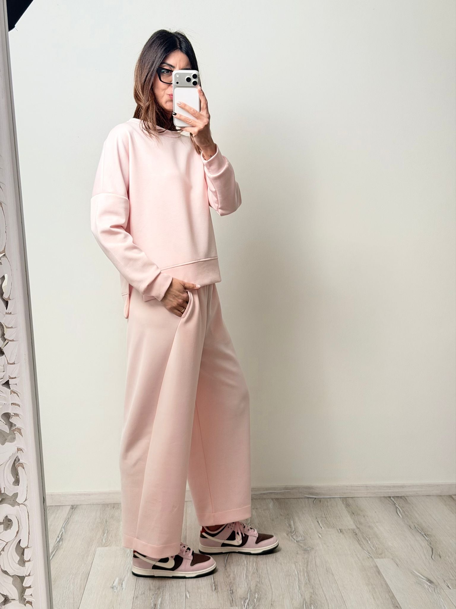 Coordinato Devon rosa