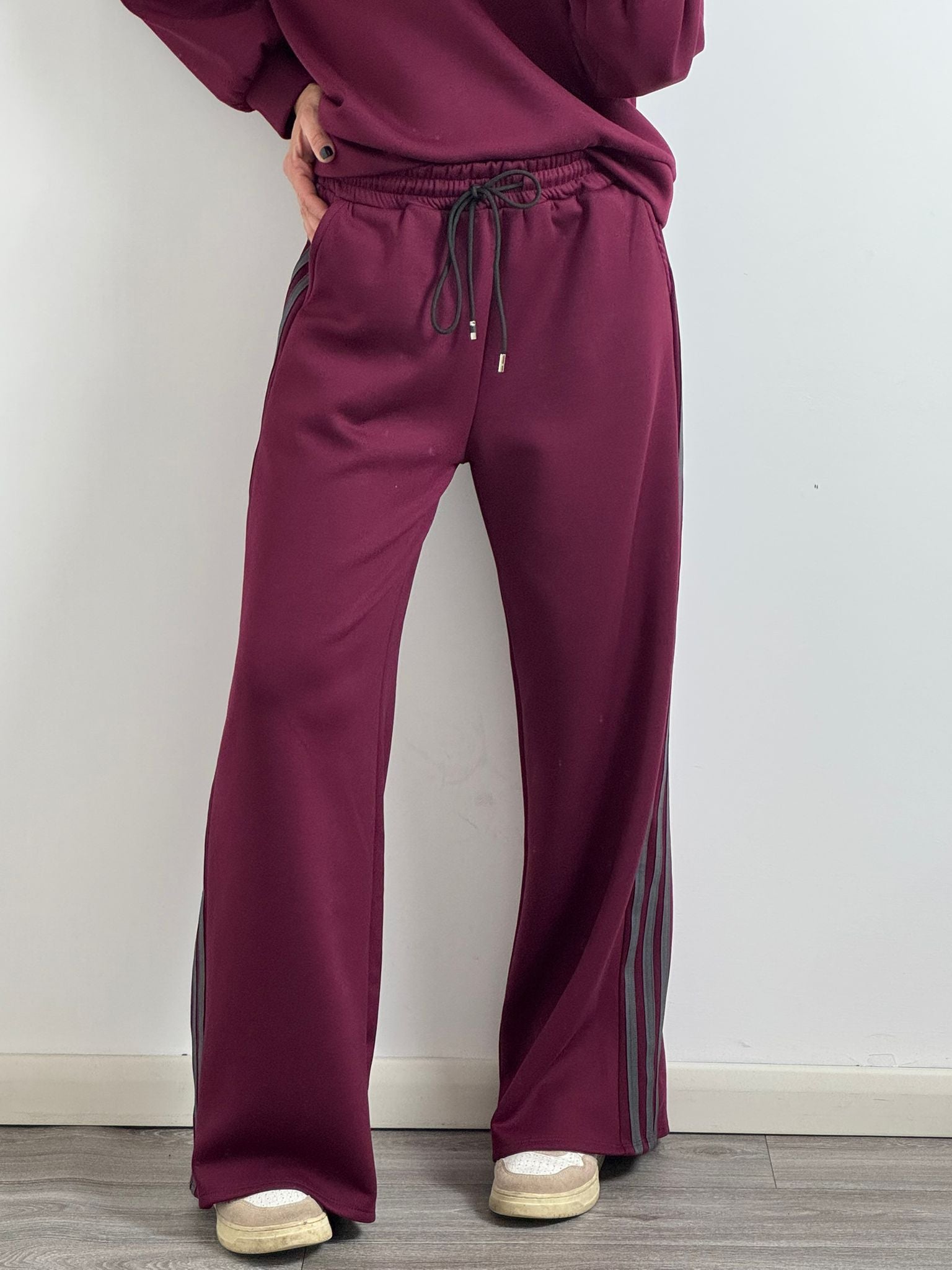 Panta Urban burgundy riga grigio