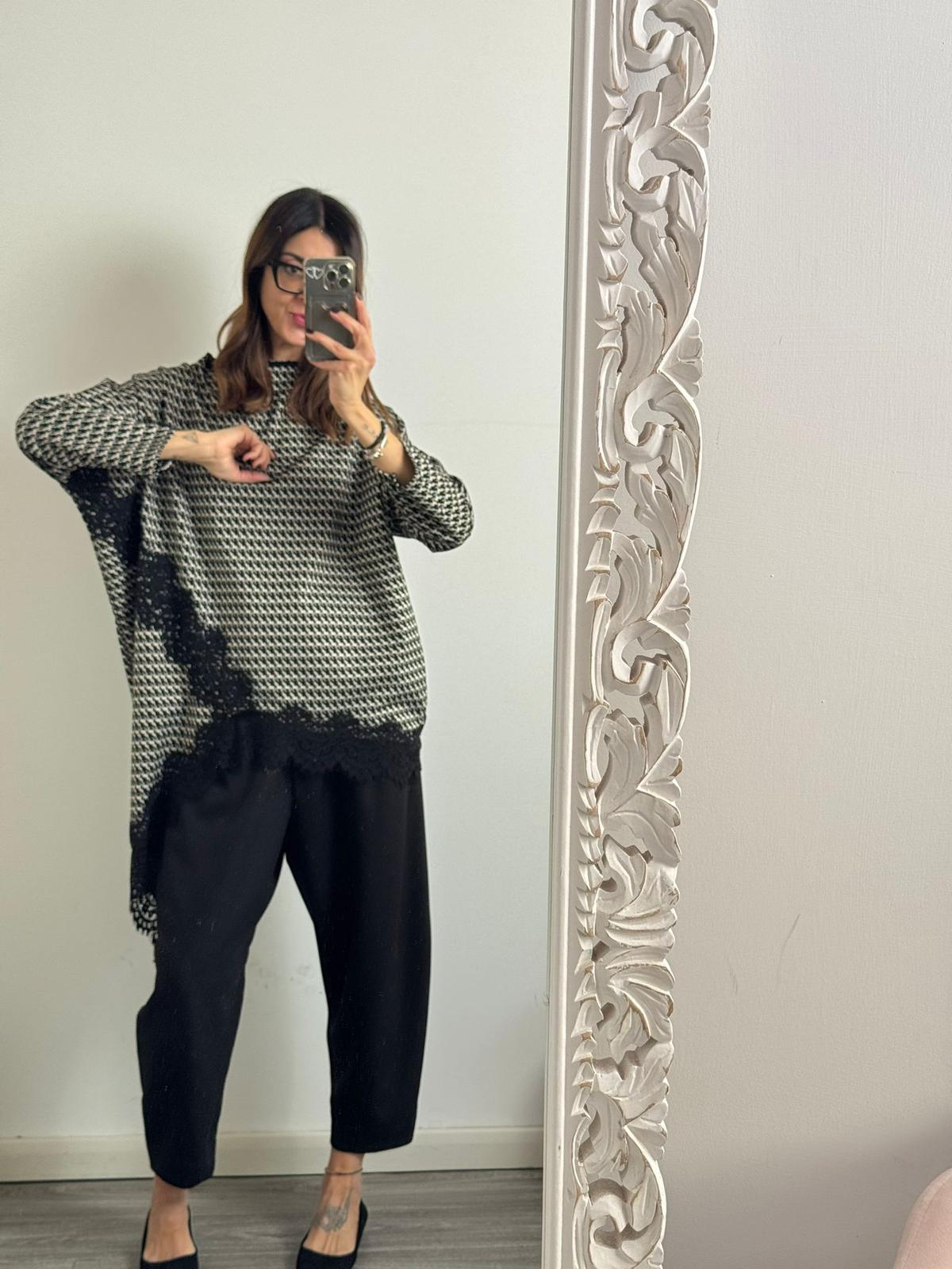 Felpa Bruges black&white