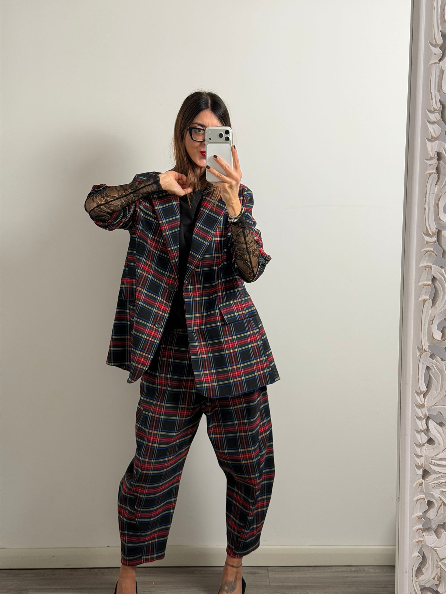 Giacca Tartan