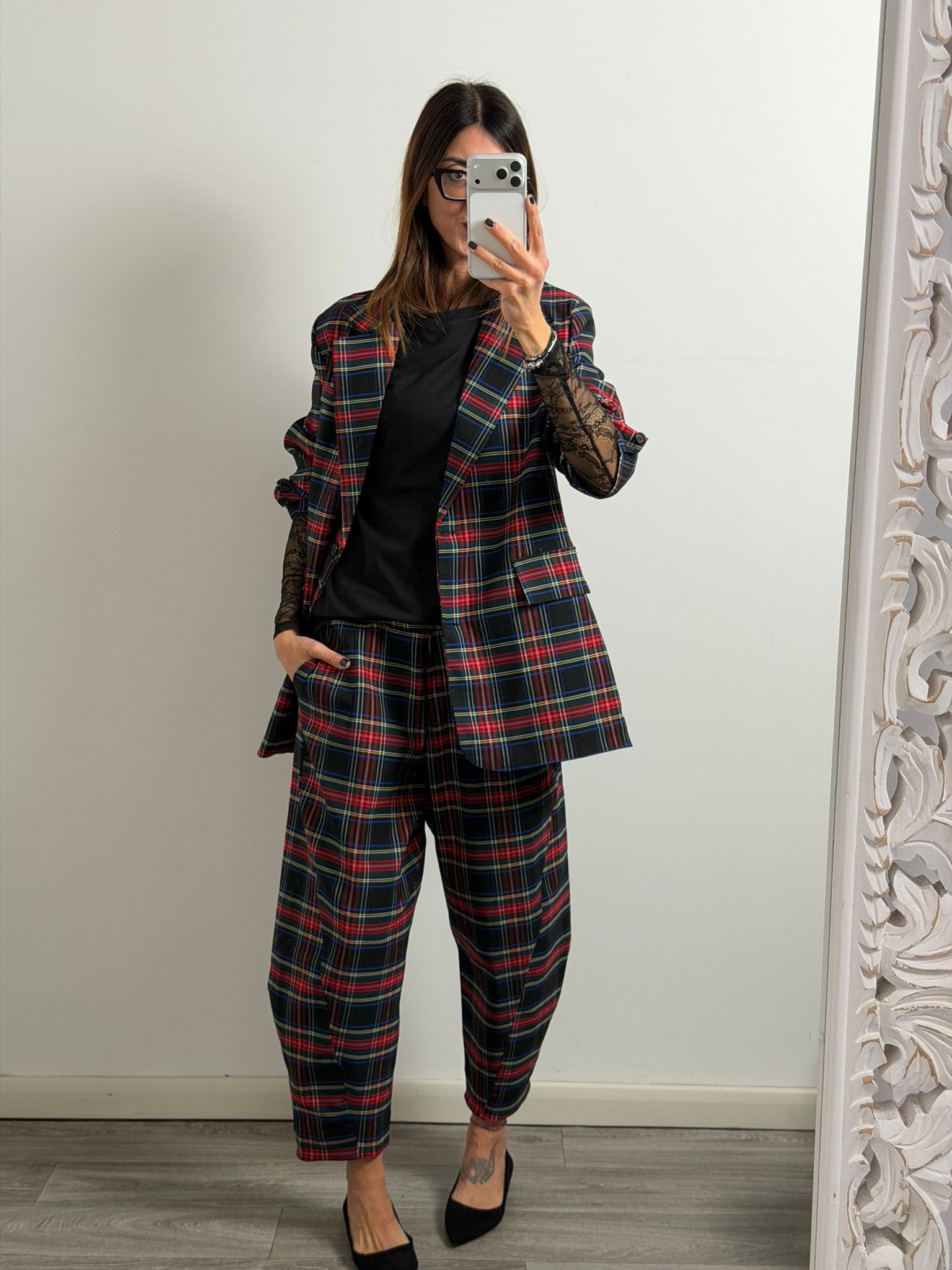 Giacca Tartan