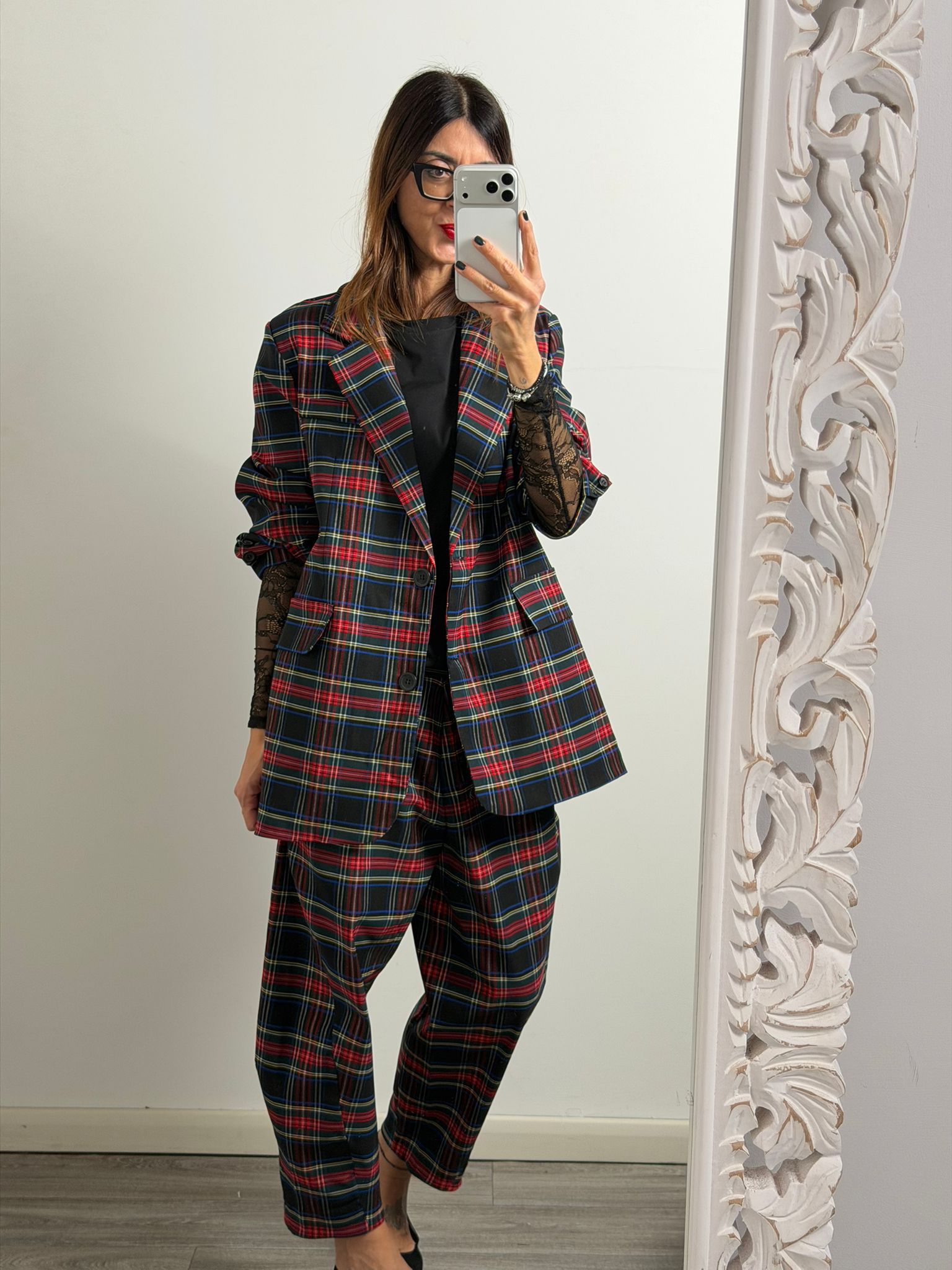 Giacca Tartan