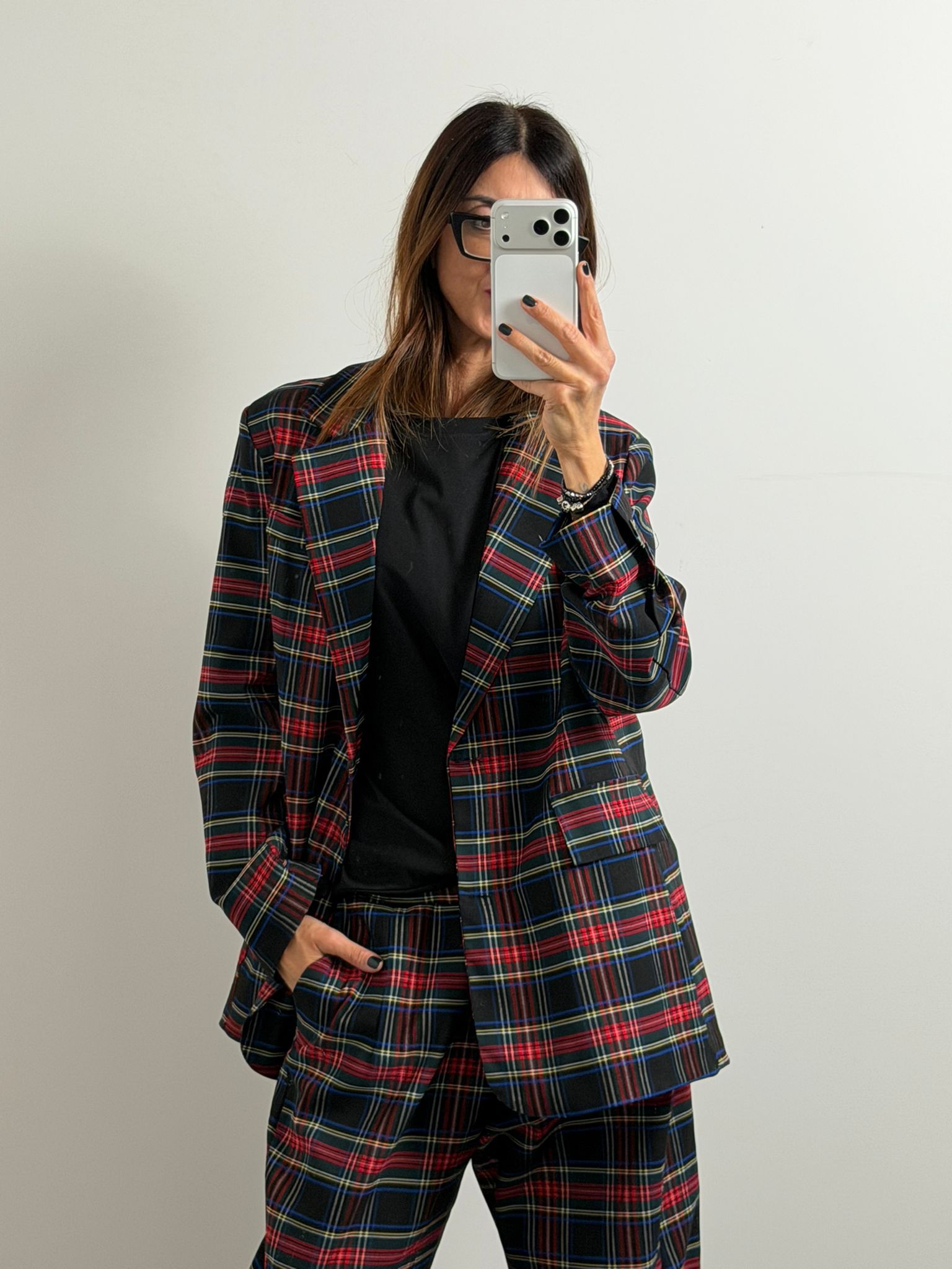 Giacca Tartan