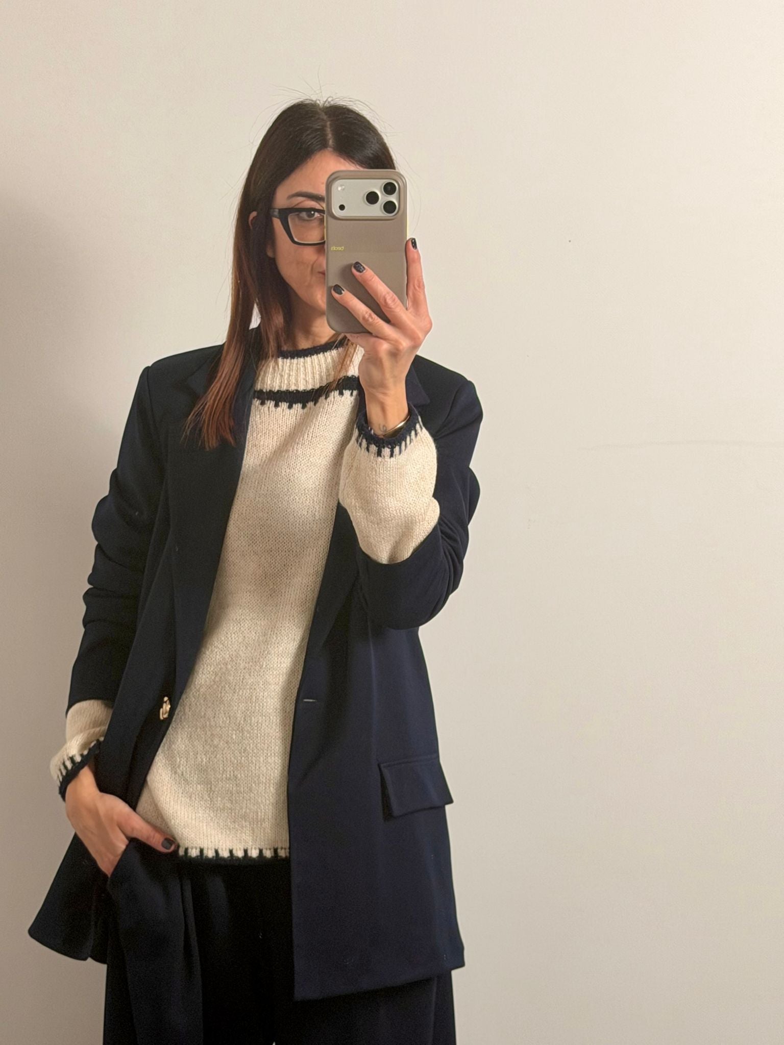 PULL SALISBURGO burro/blu