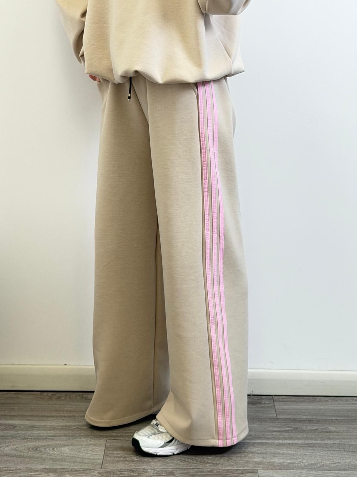 Panta Urban burro riga rosa