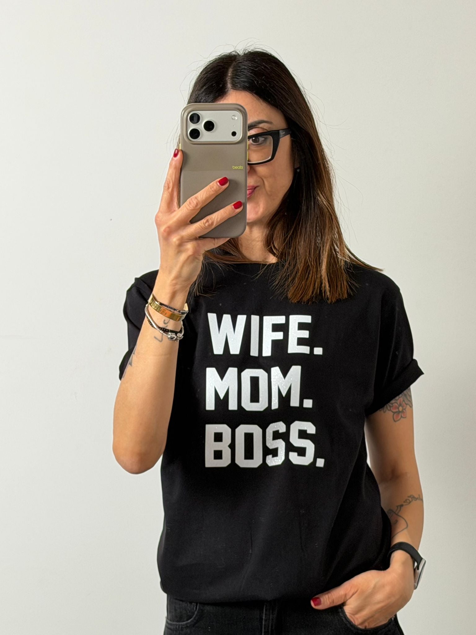 T-shirt Wife. Mom. Boss.