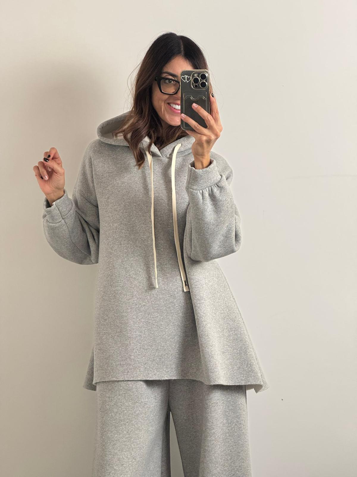 Felpa Street con cappuccio felpato in preordine