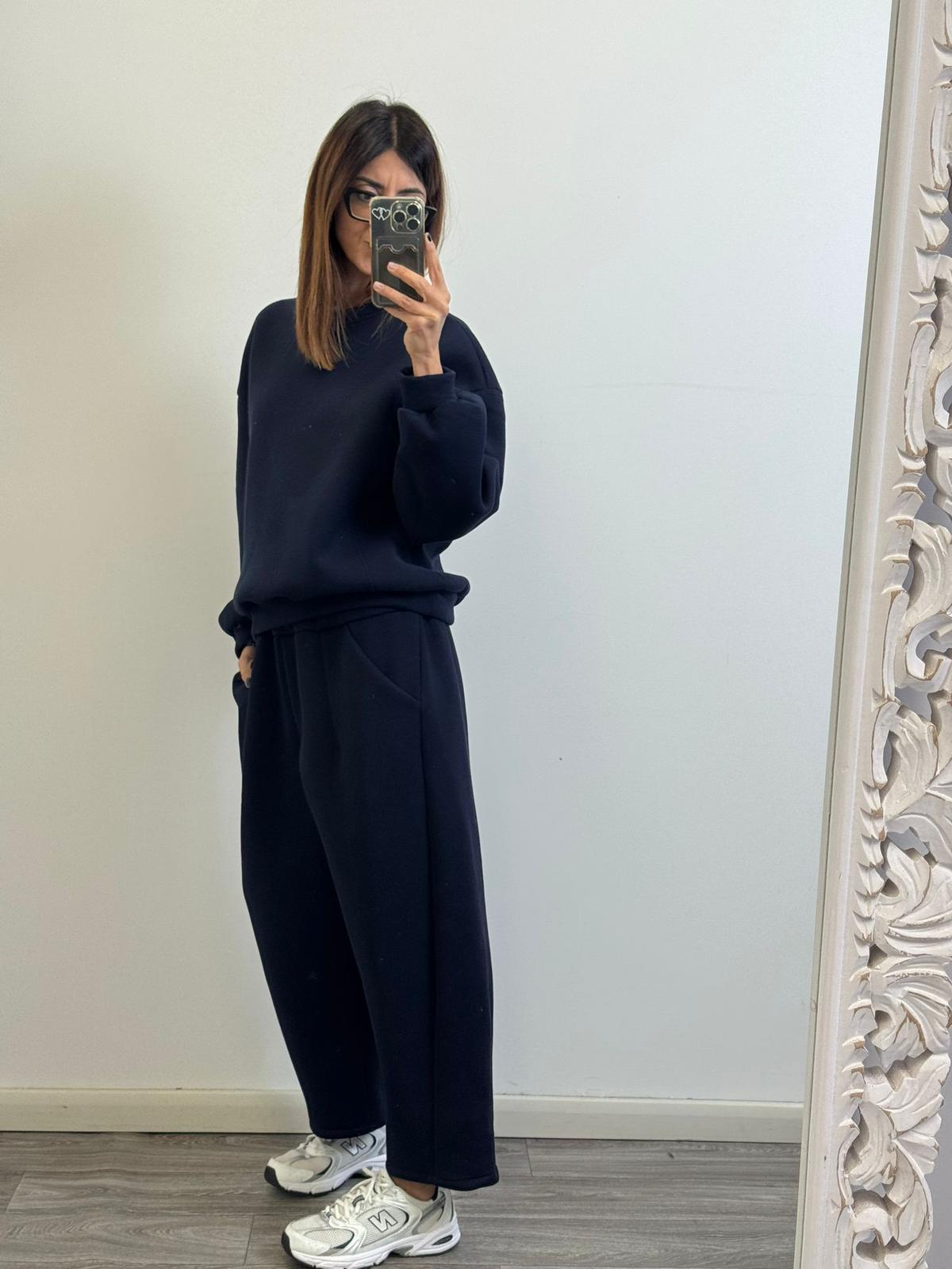 Felpa Street girocollo felpato in preordine