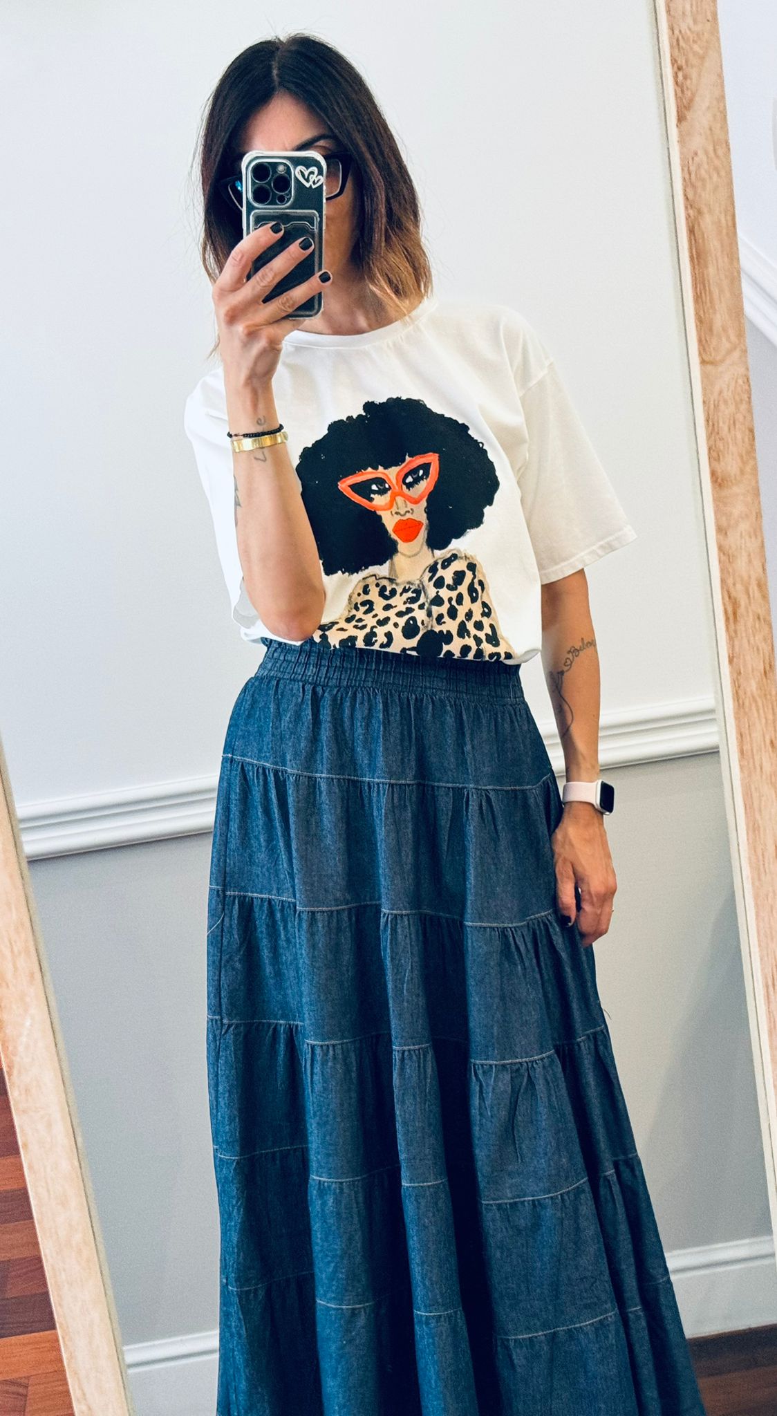 T-shirt Foxy per gli amici Franca