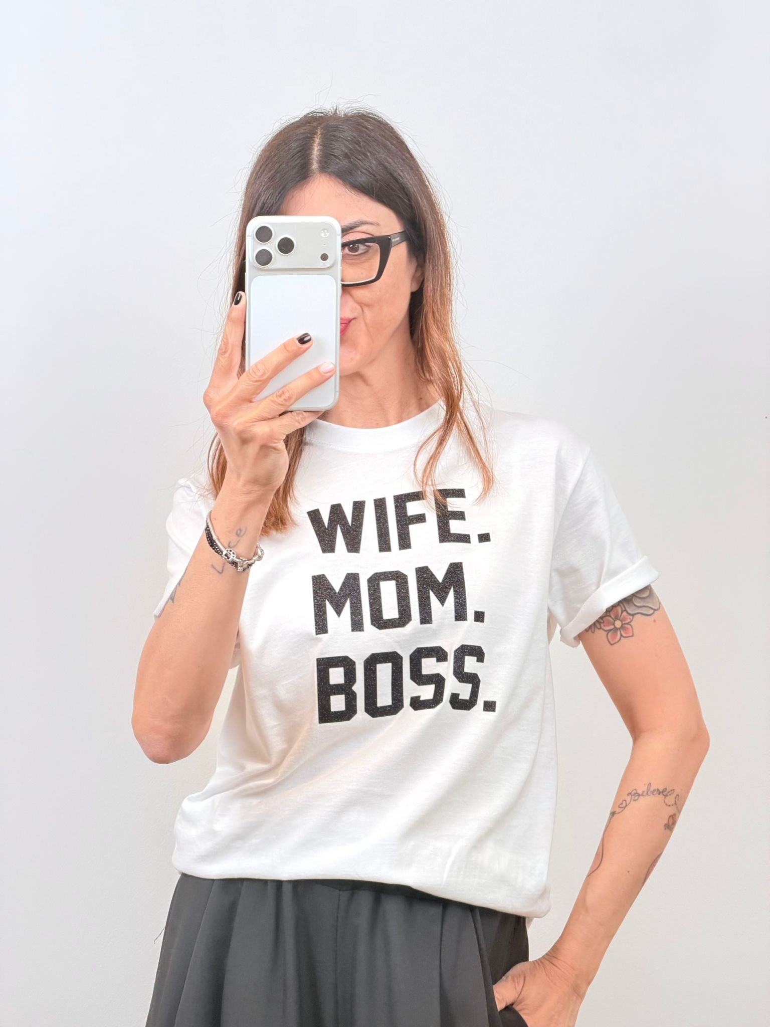 T-shirt Wife. Mom. Boss.
