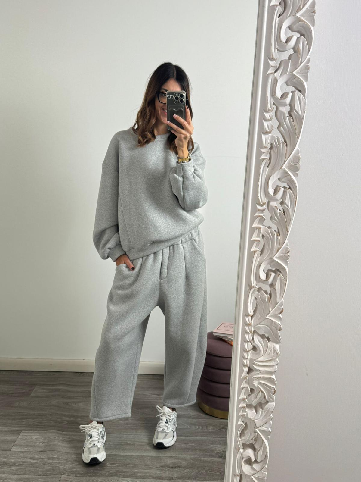 Felpa Street girocollo felpato in preordine