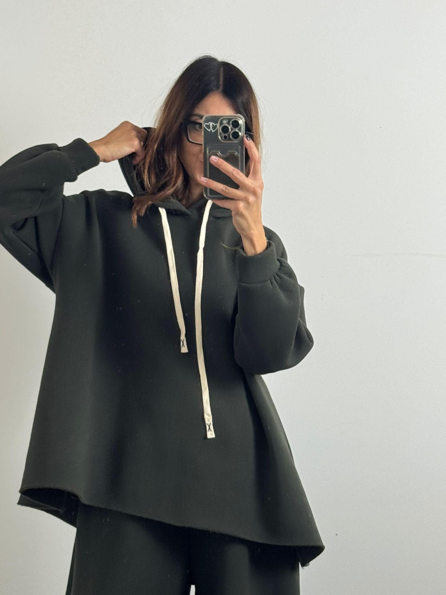 Felpa Street con cappuccio felpato in preordine