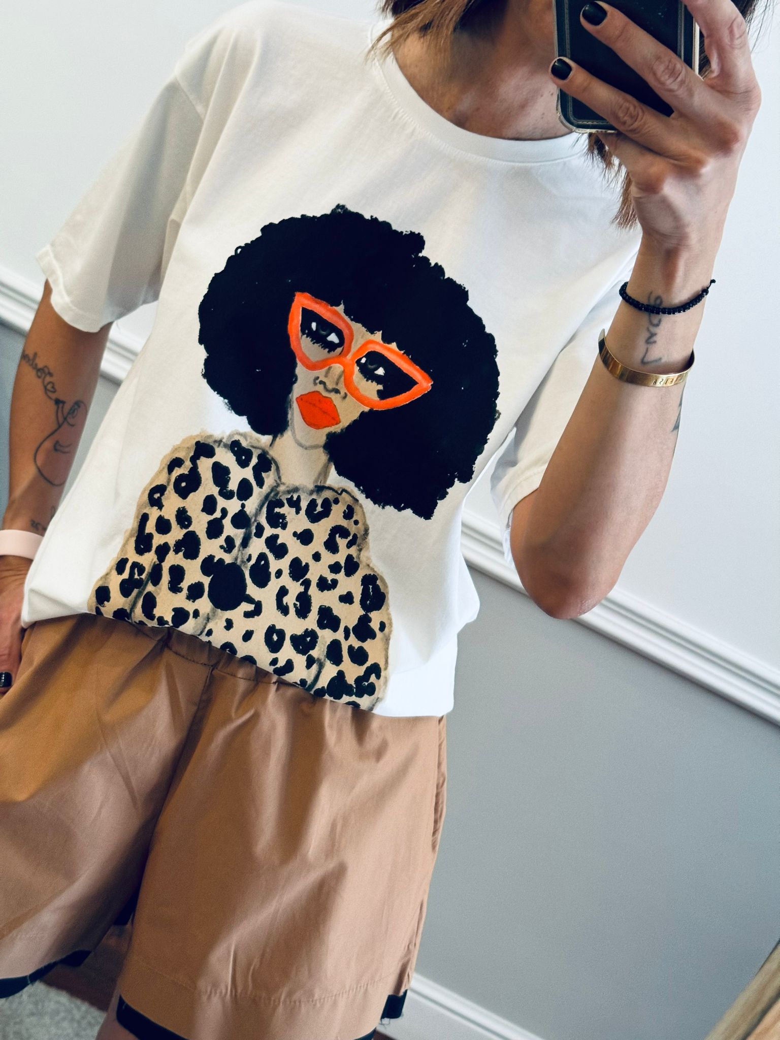 T-shirt Foxy per gli amici Franca