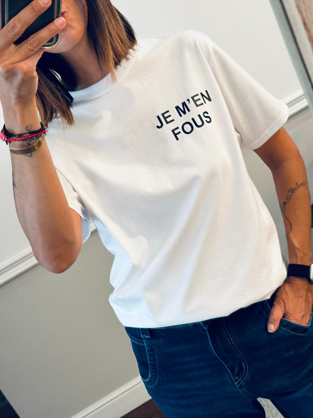 T-shirt JE M'EN FOUS