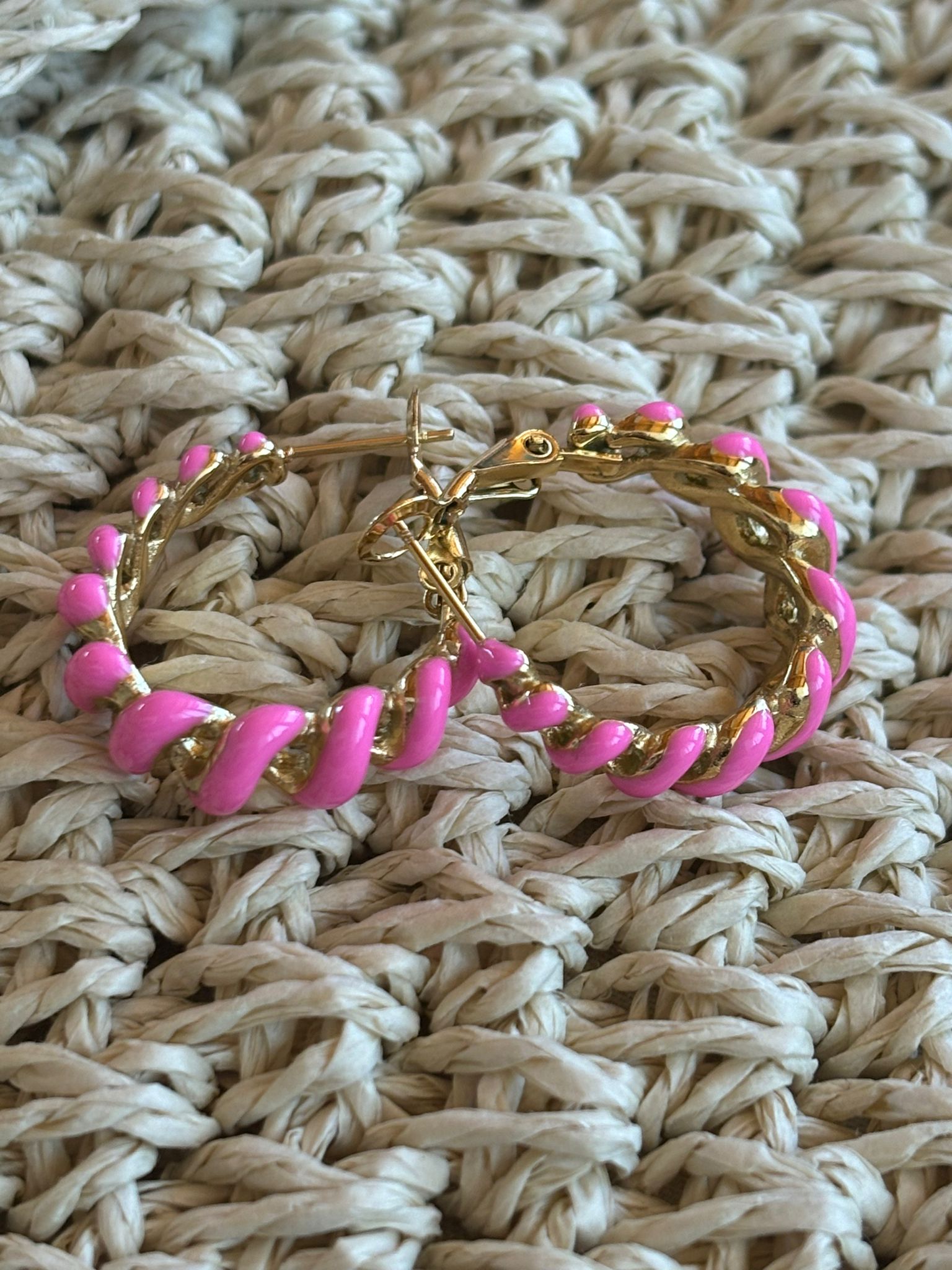 Orecchini Pink&Golden