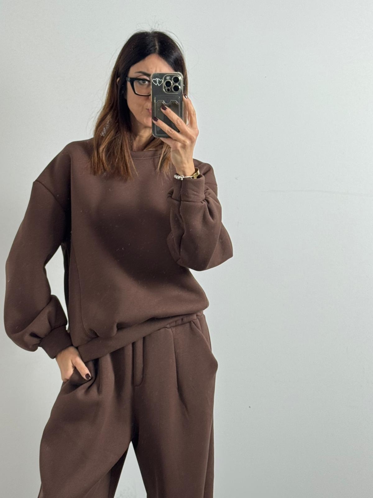 Felpa Street girocollo felpato in preordine