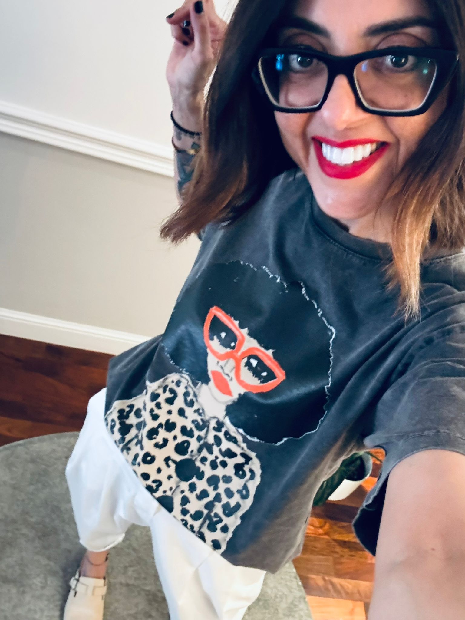 T-shirt Foxy per gli amici Franca