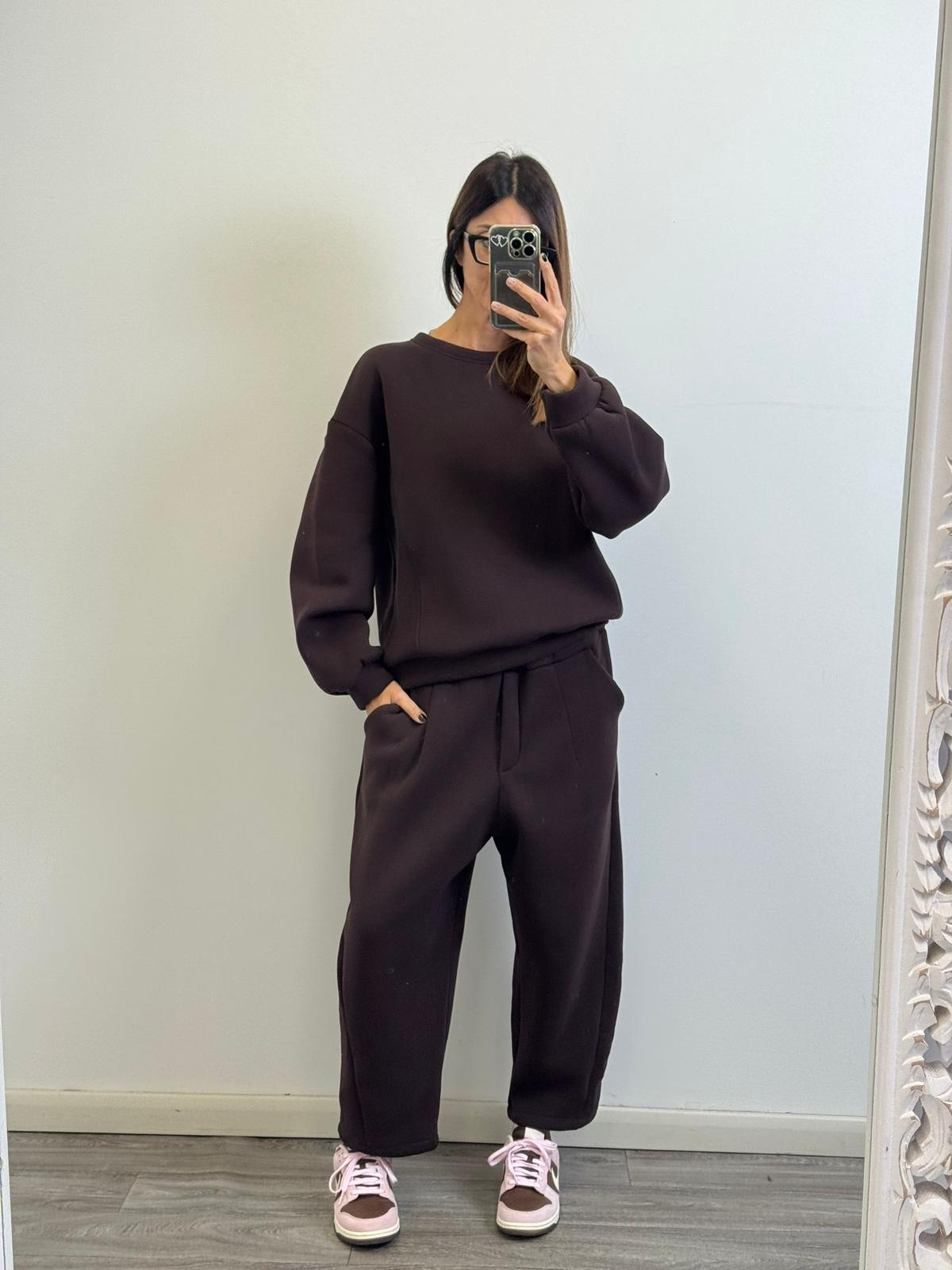 Felpa Street girocollo felpato in preordine