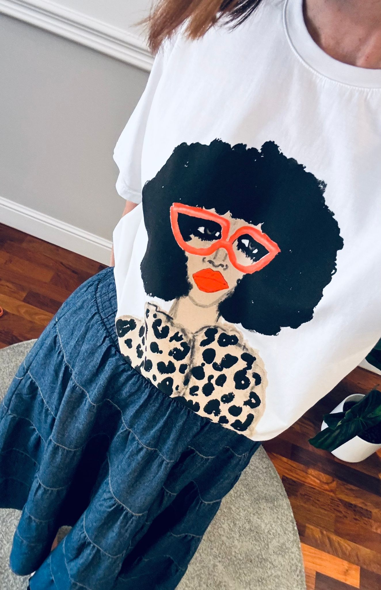 T-shirt Foxy per gli amici Franca