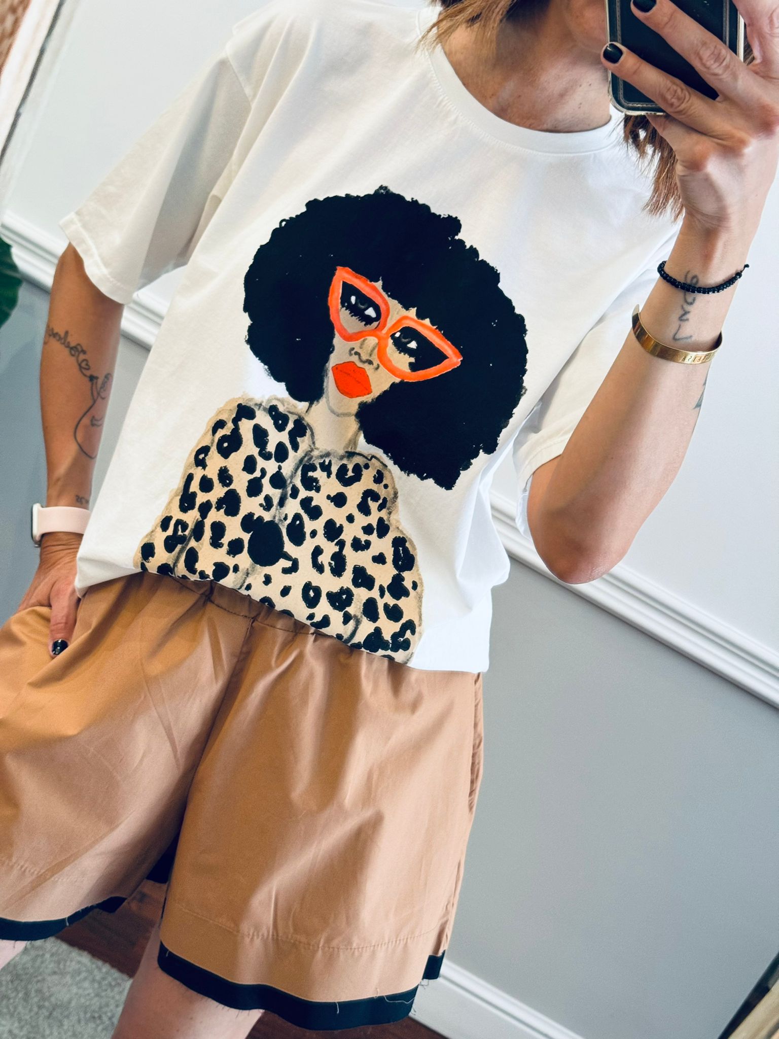 T-shirt Foxy per gli amici Franca