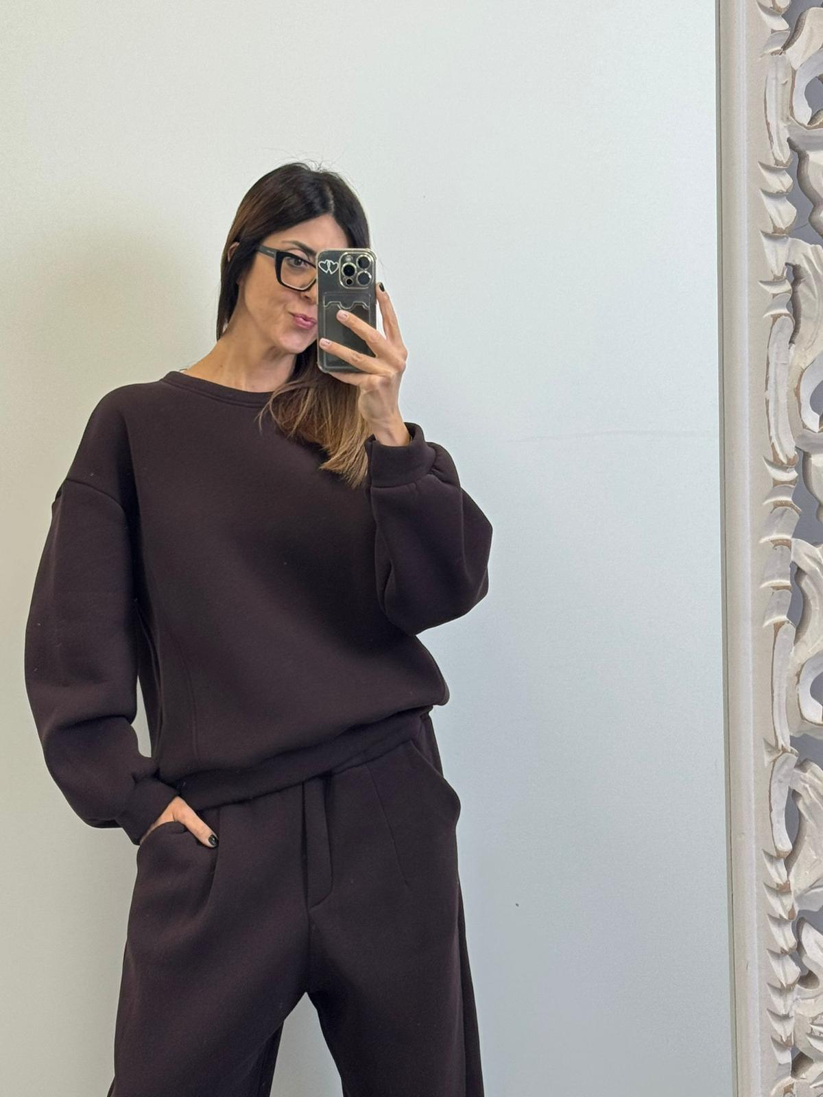 Felpa Street girocollo felpato in preordine